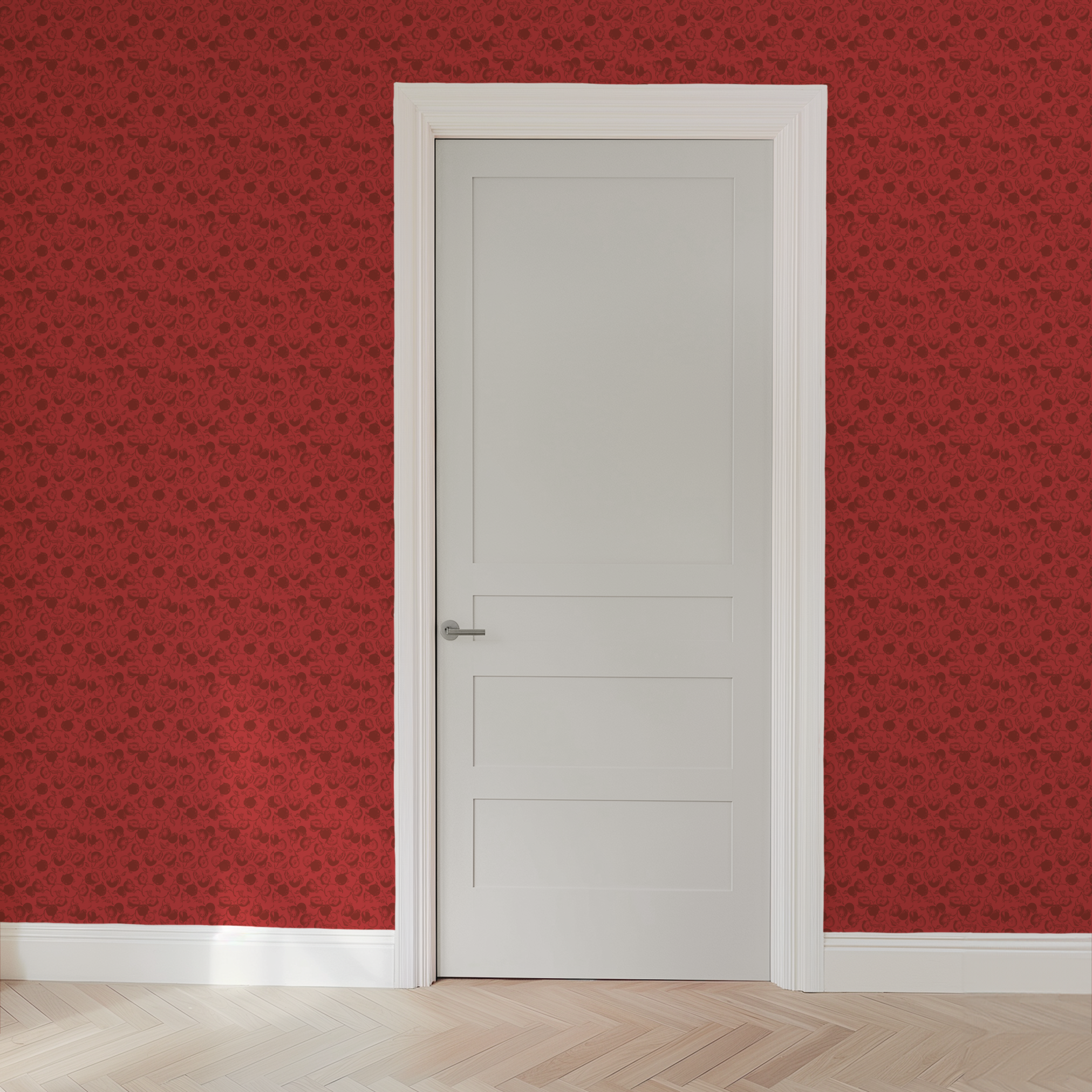 wallpaper door mockup