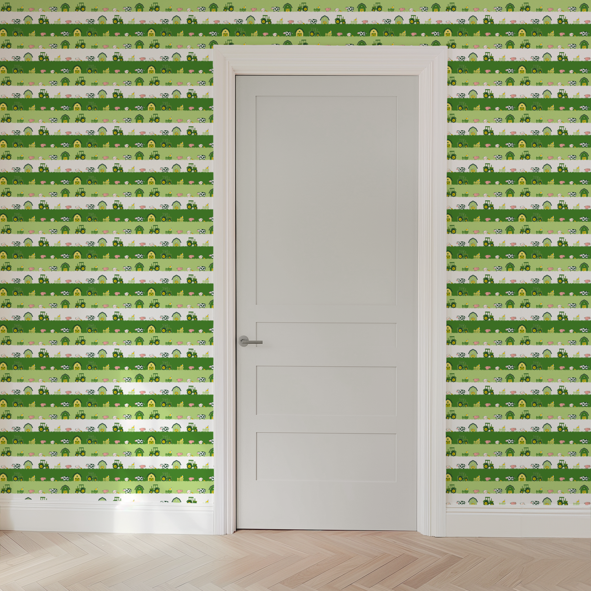 wallpaper door mockup