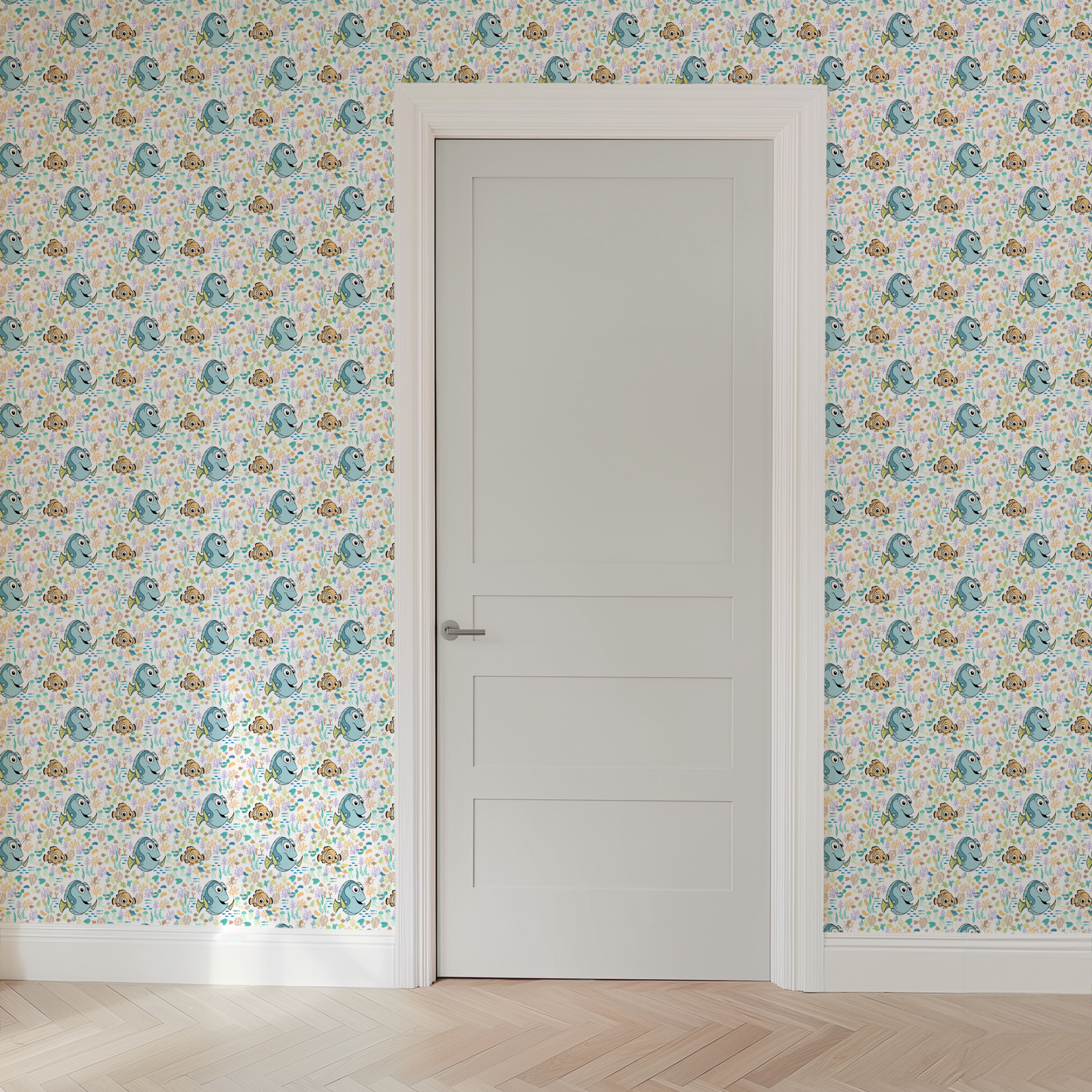 wallpaper door mockup