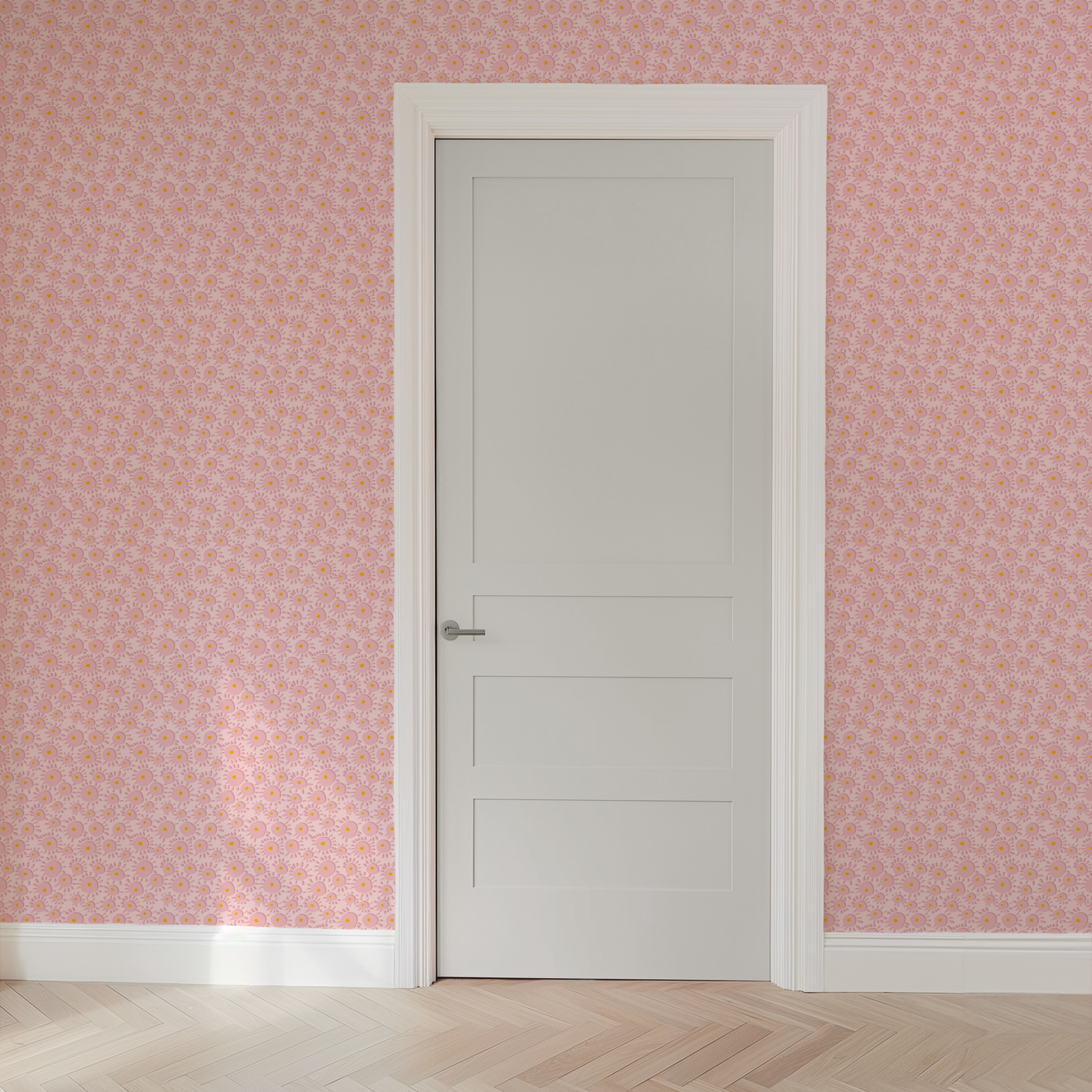 wallpaper door mockup
