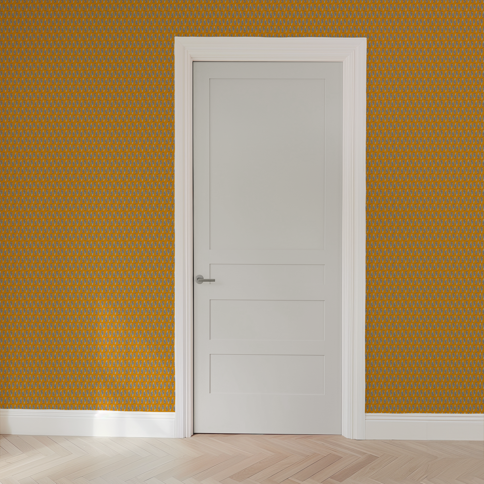 wallpaper door mockup