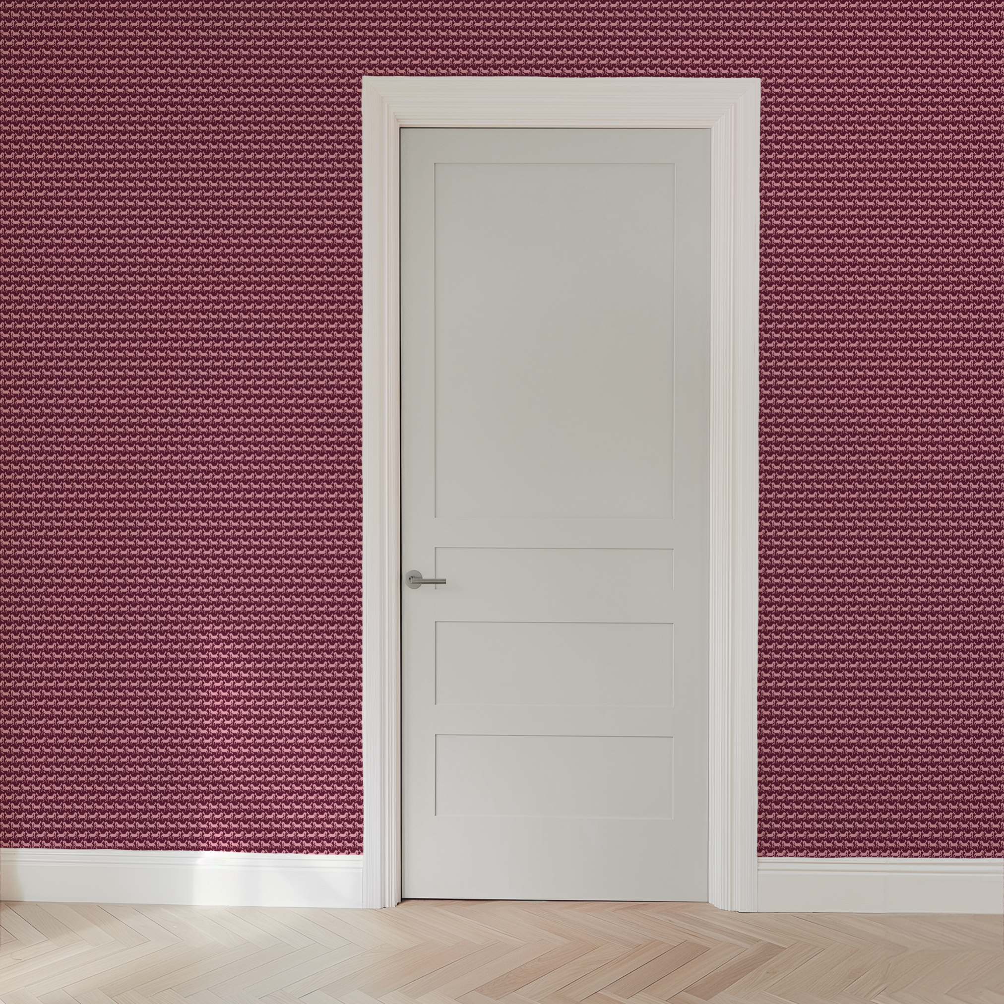wallpaper door mockup