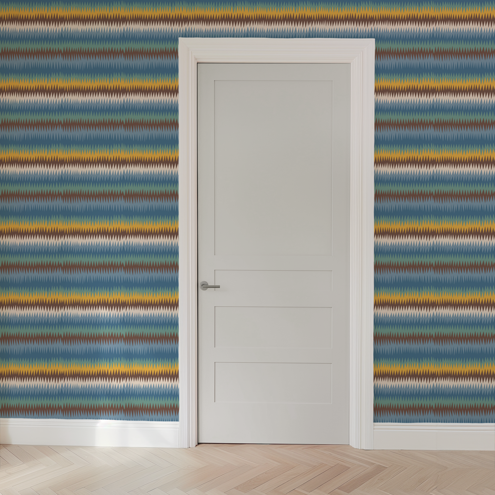 wallpaper door mockup
