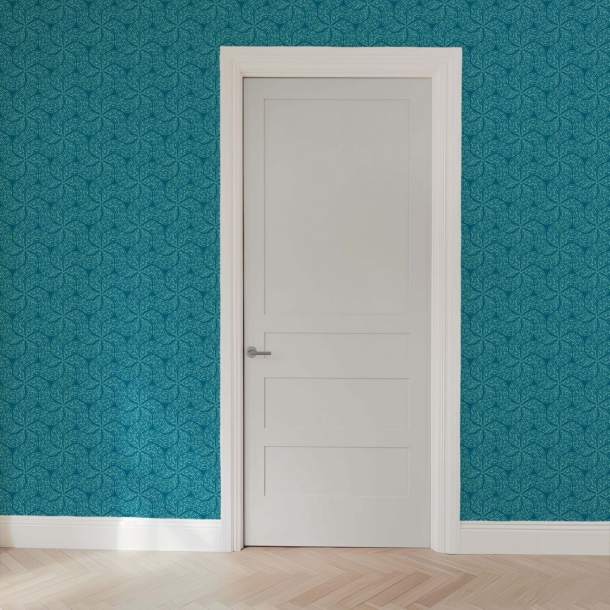 wallpaper door mockup