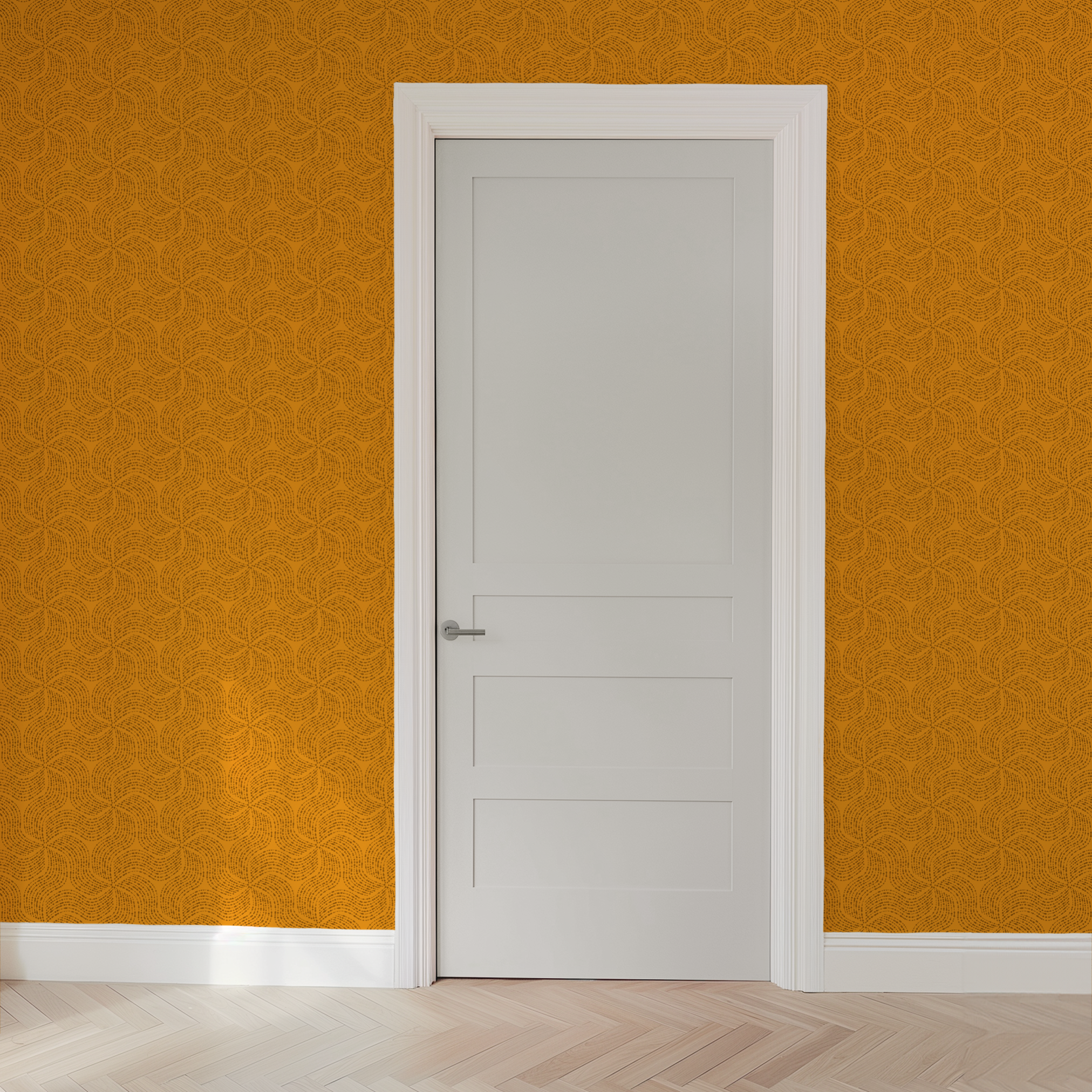 wallpaper door mockup