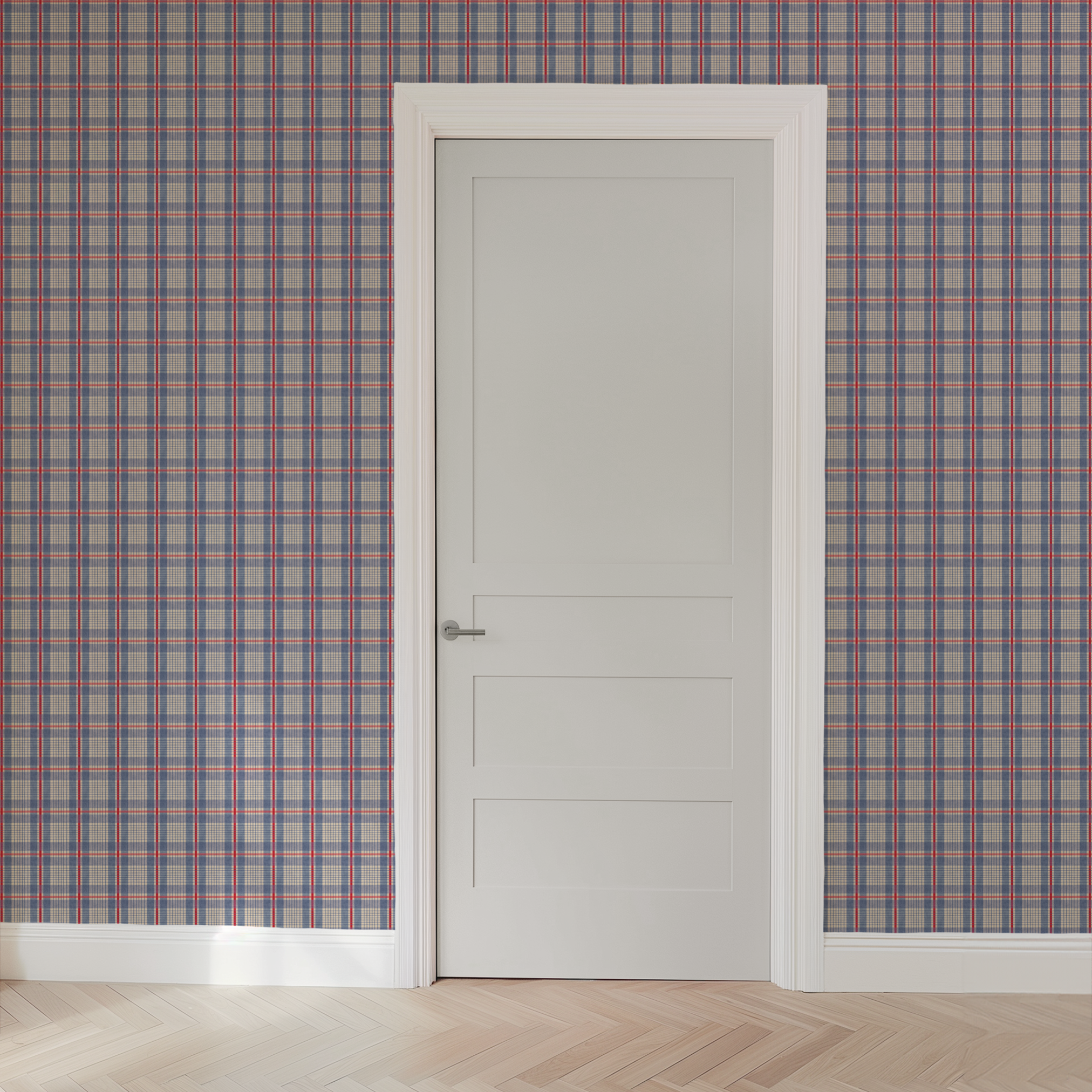 wallpaper door mockup
