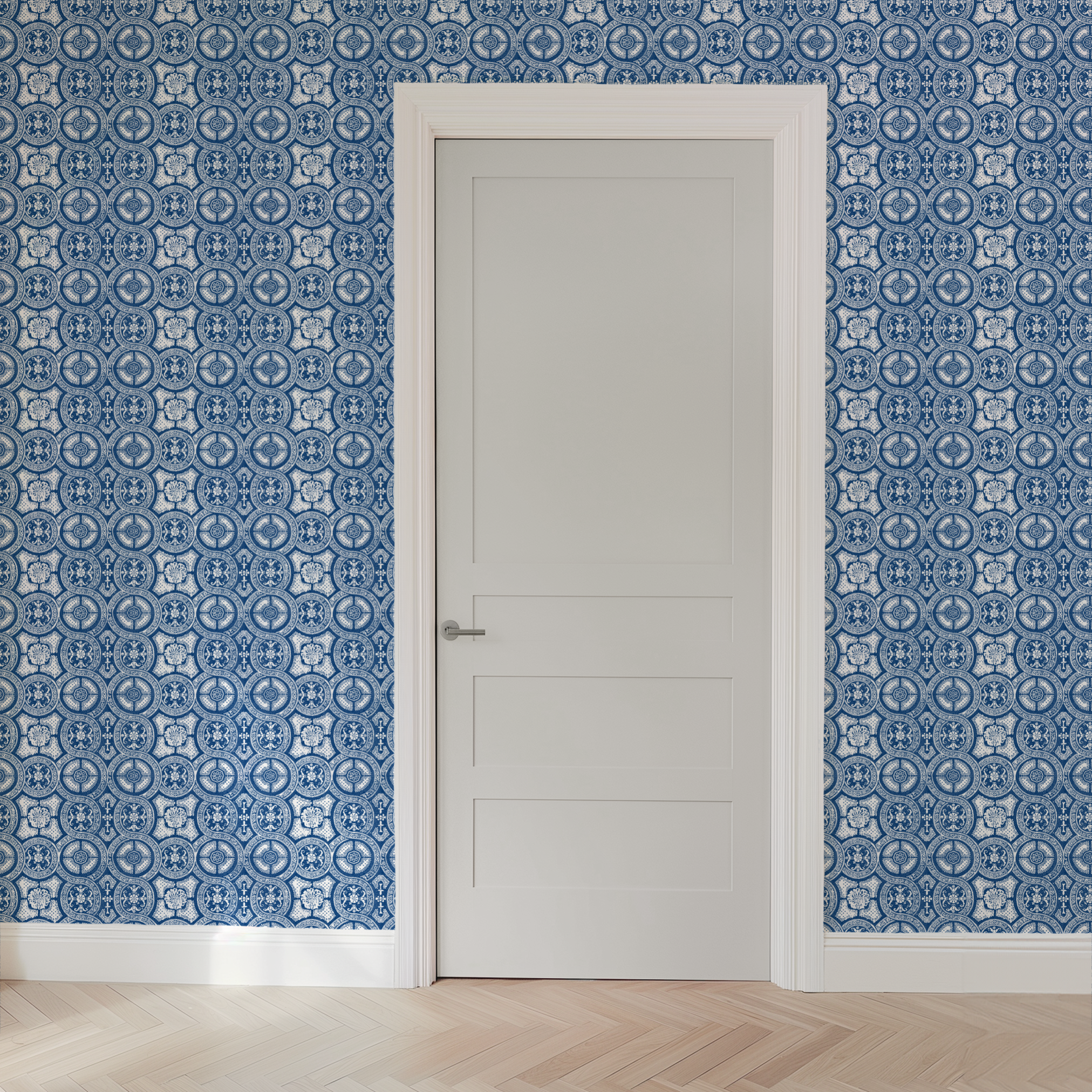 wallpaper door mockup