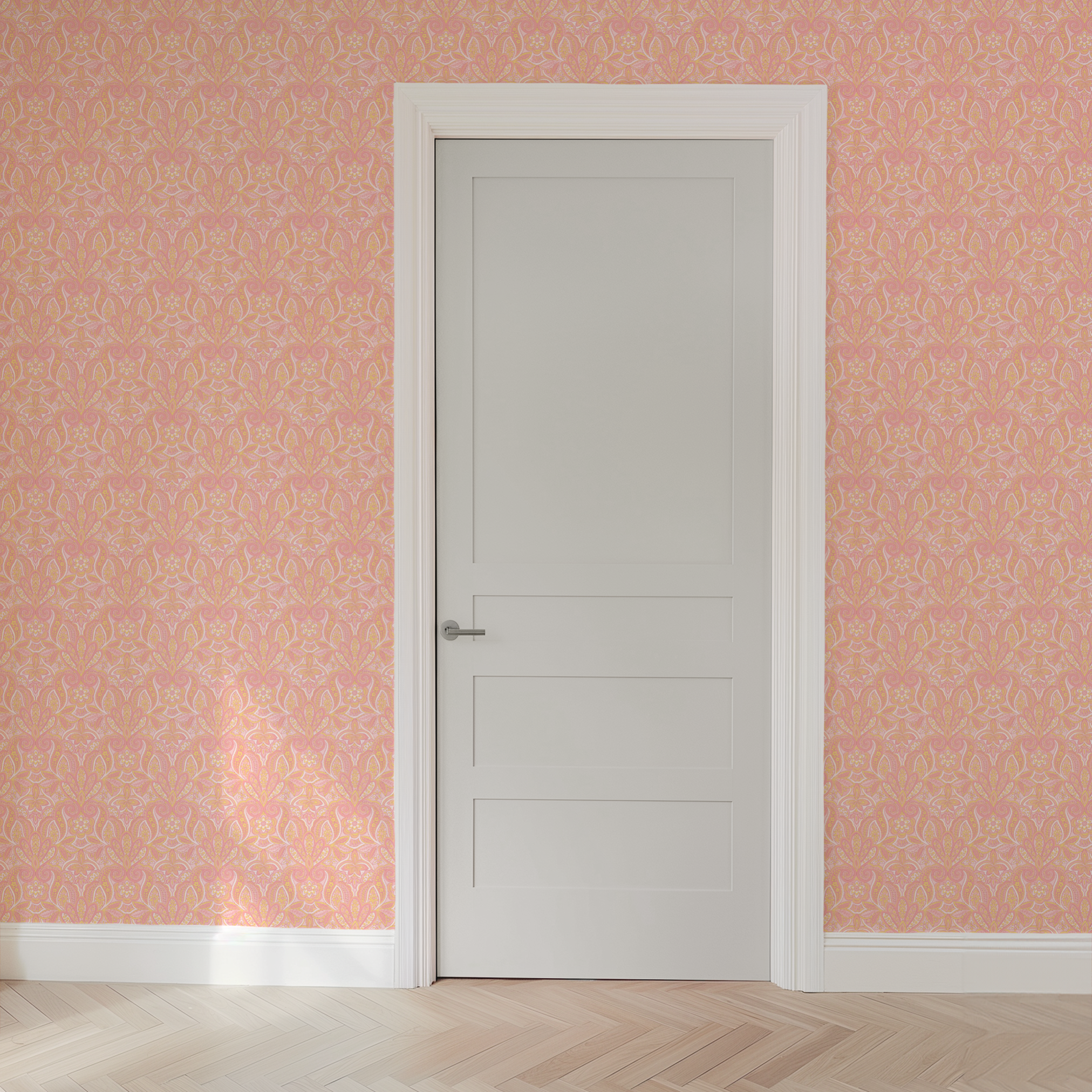 wallpaper door mockup