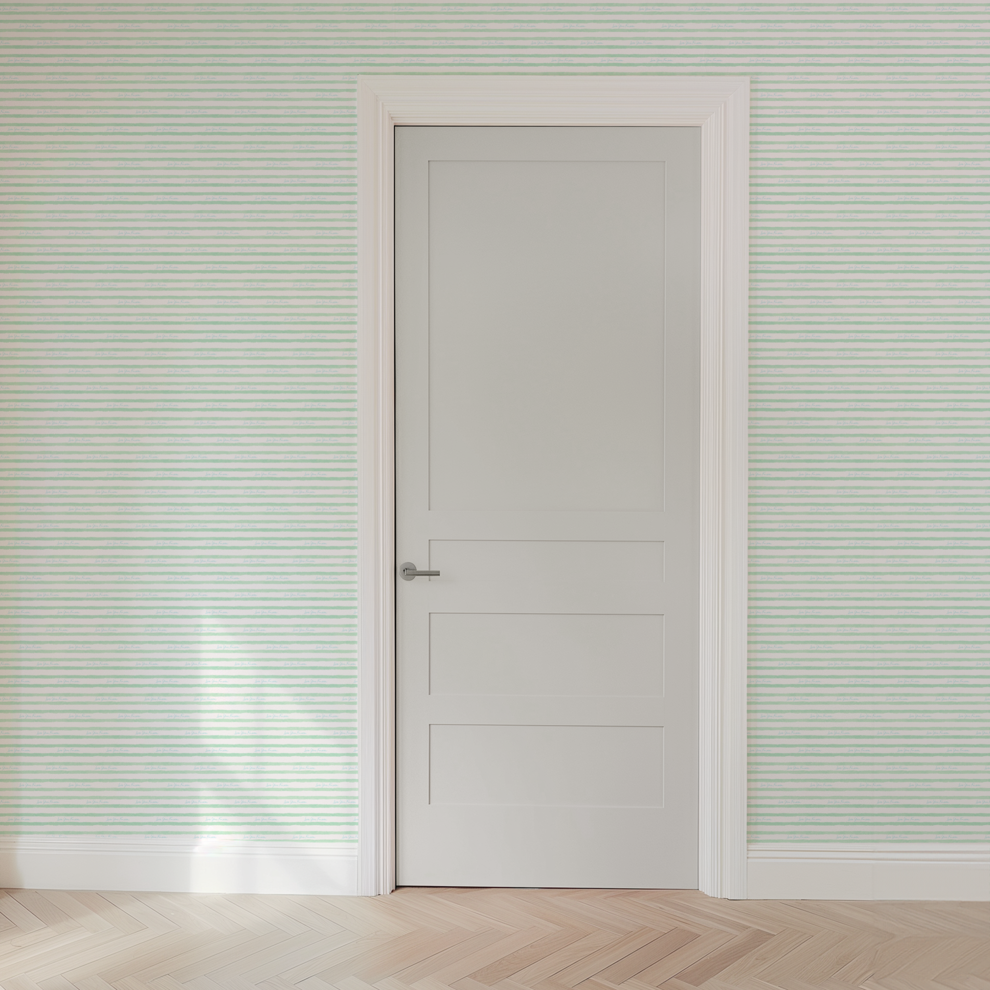 wallpaper door mockup