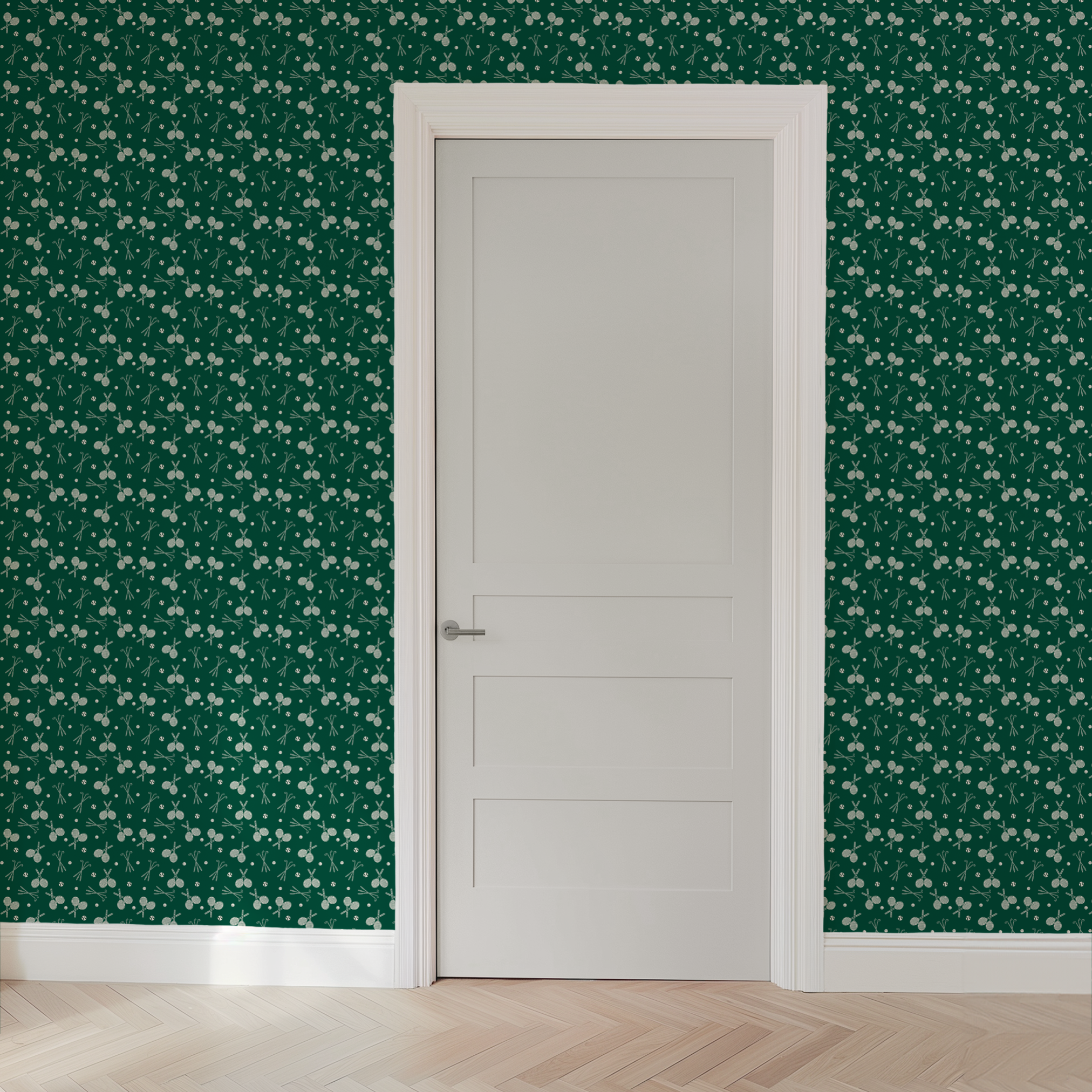 wallpaper door mockup