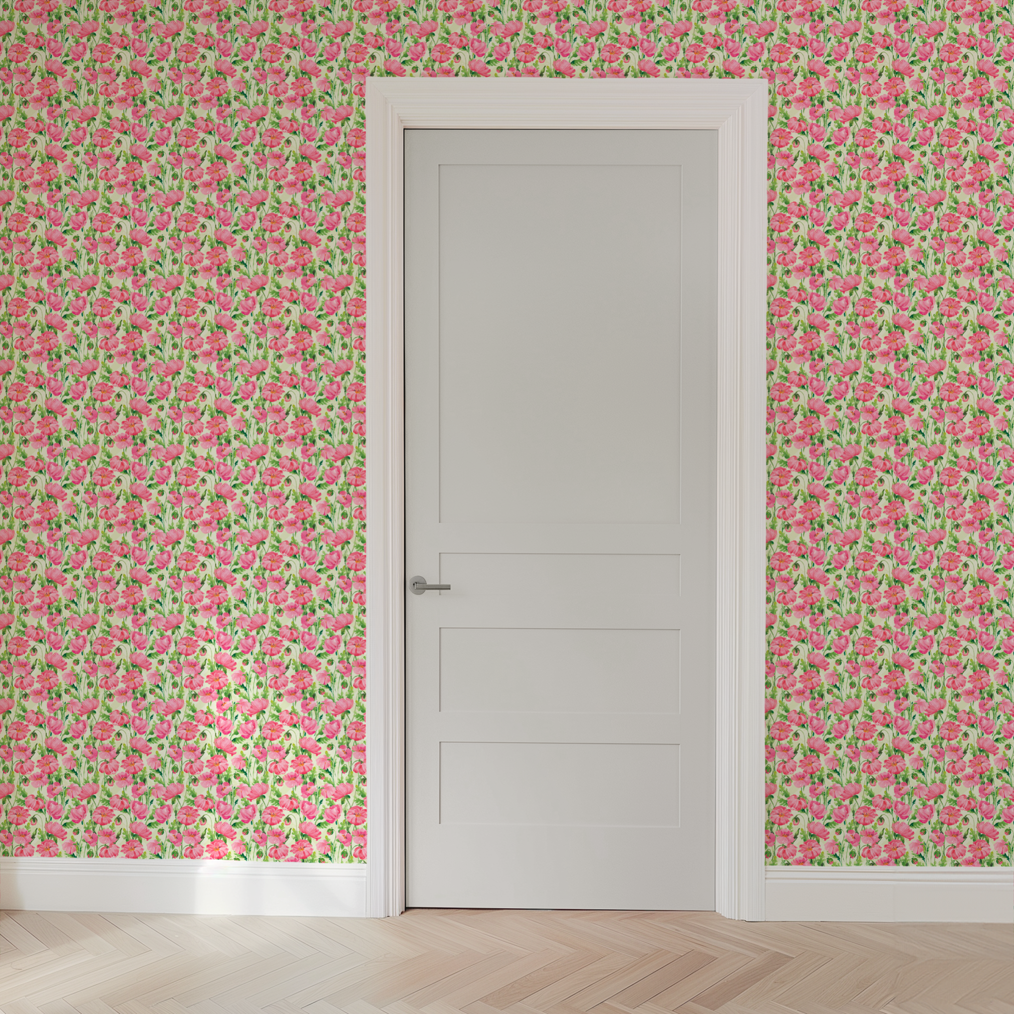 wallpaper door mockup