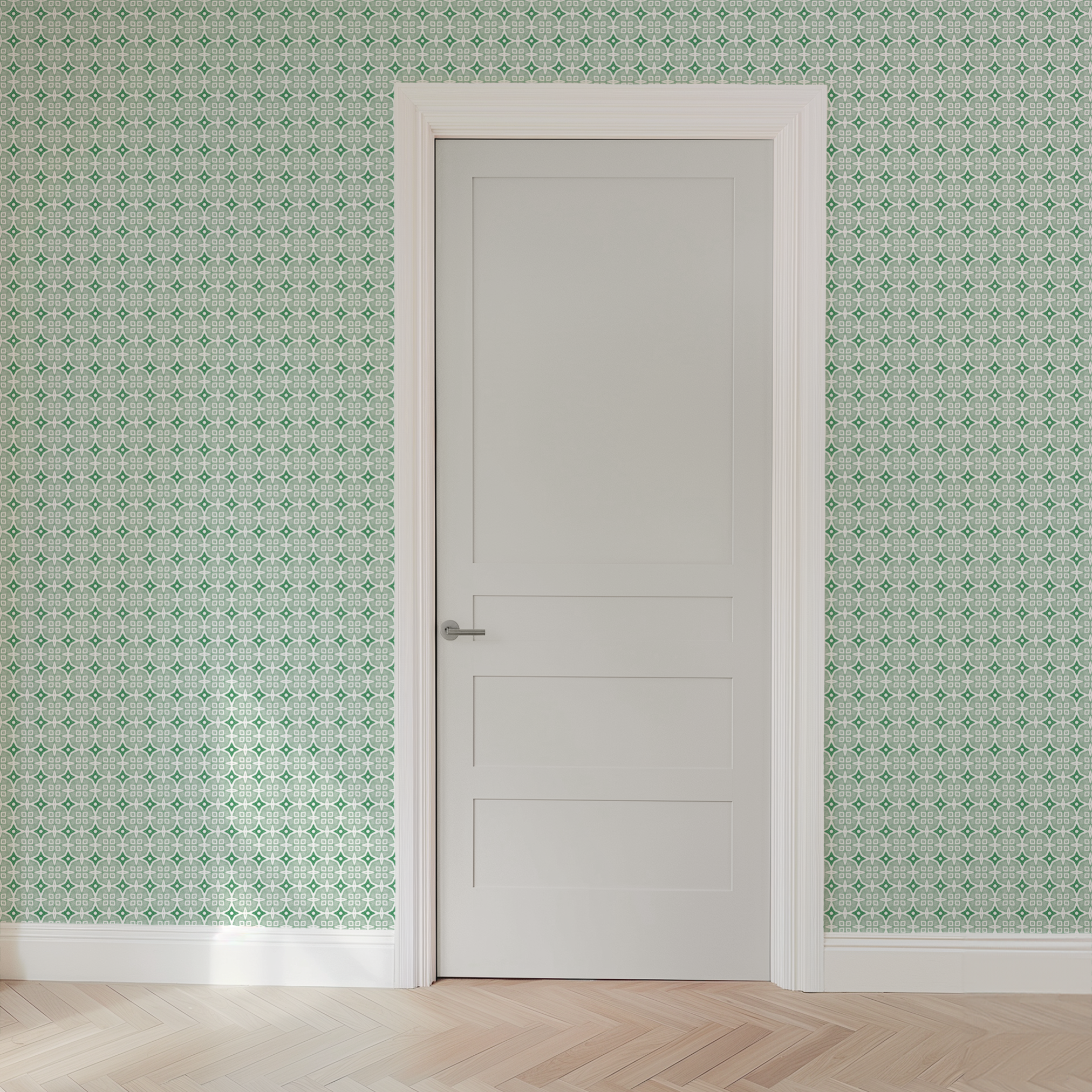 wallpaper door mockup