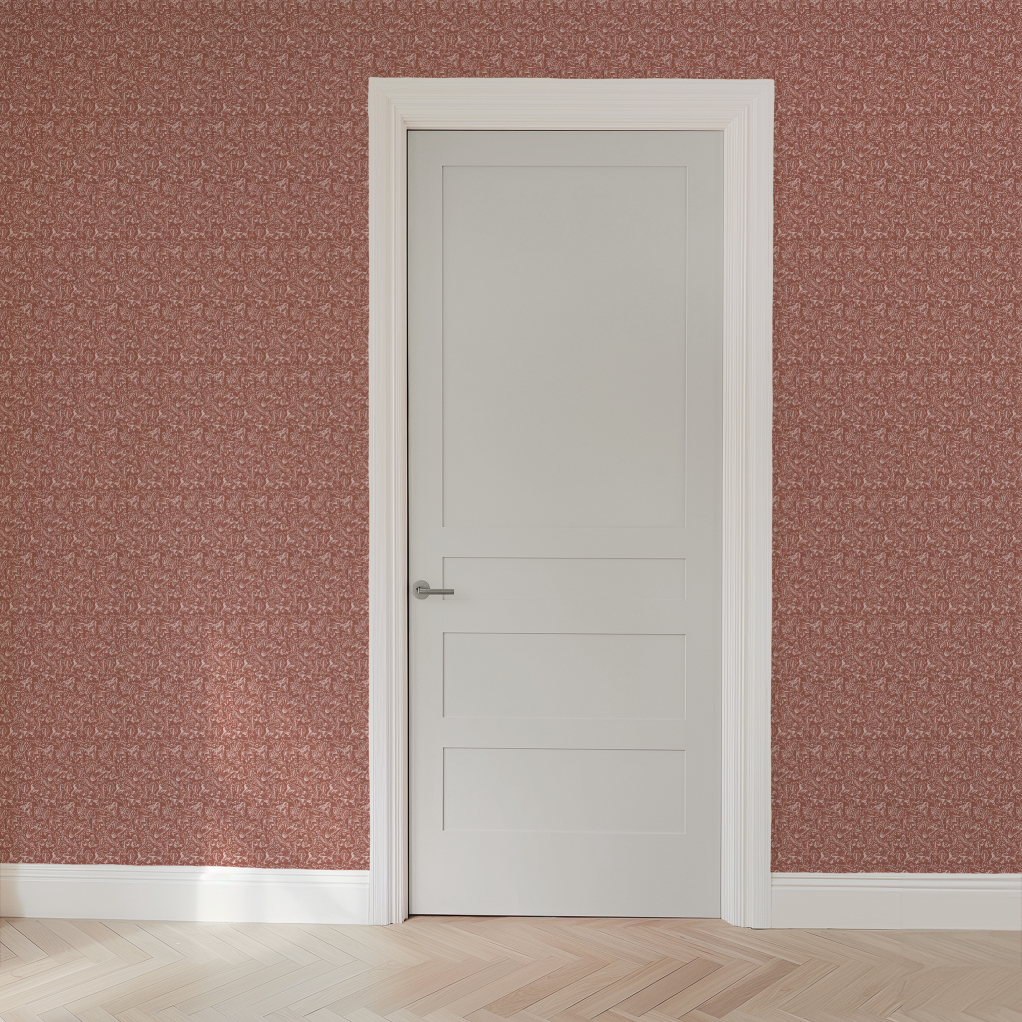 wallpaper door mockup
