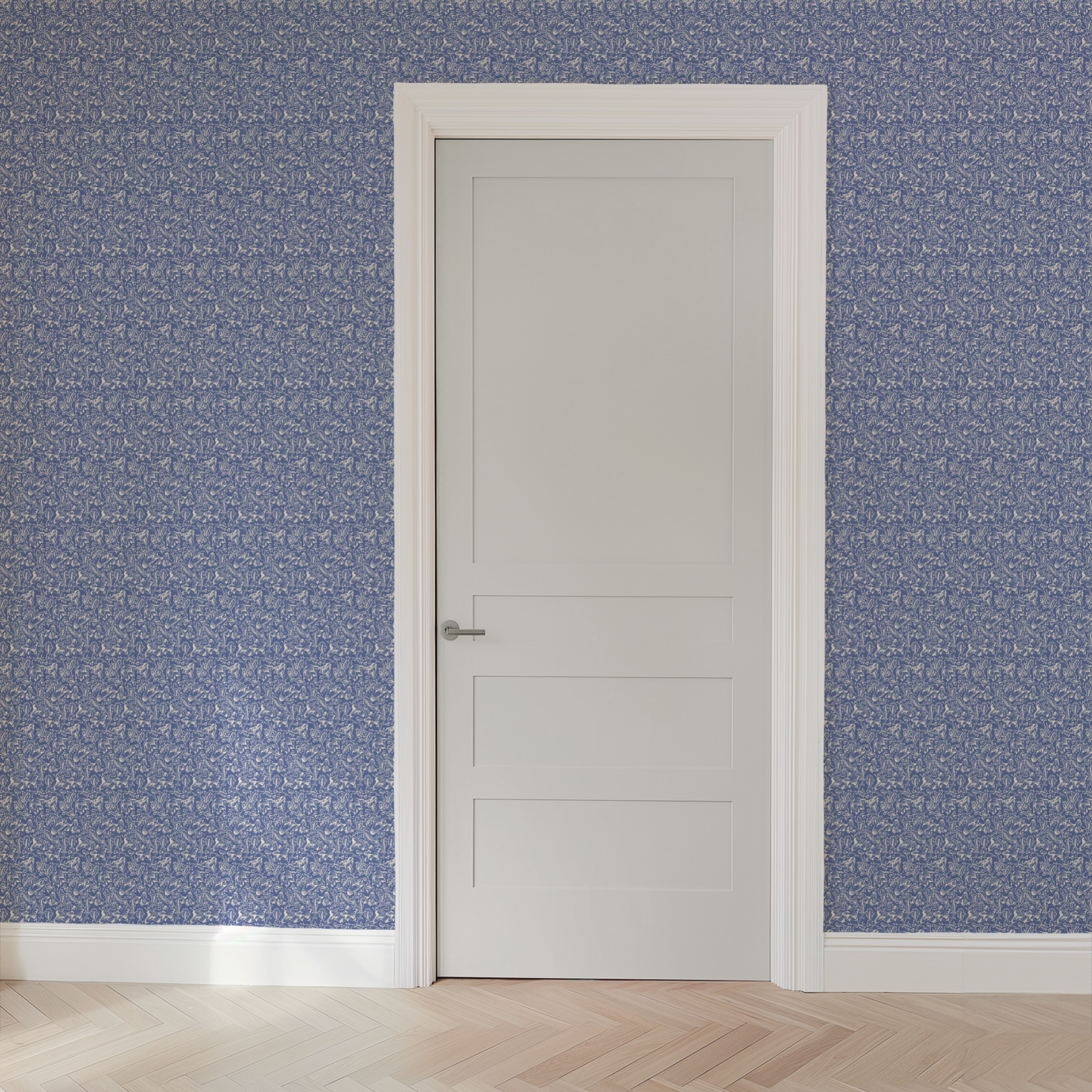 wallpaper door mockup