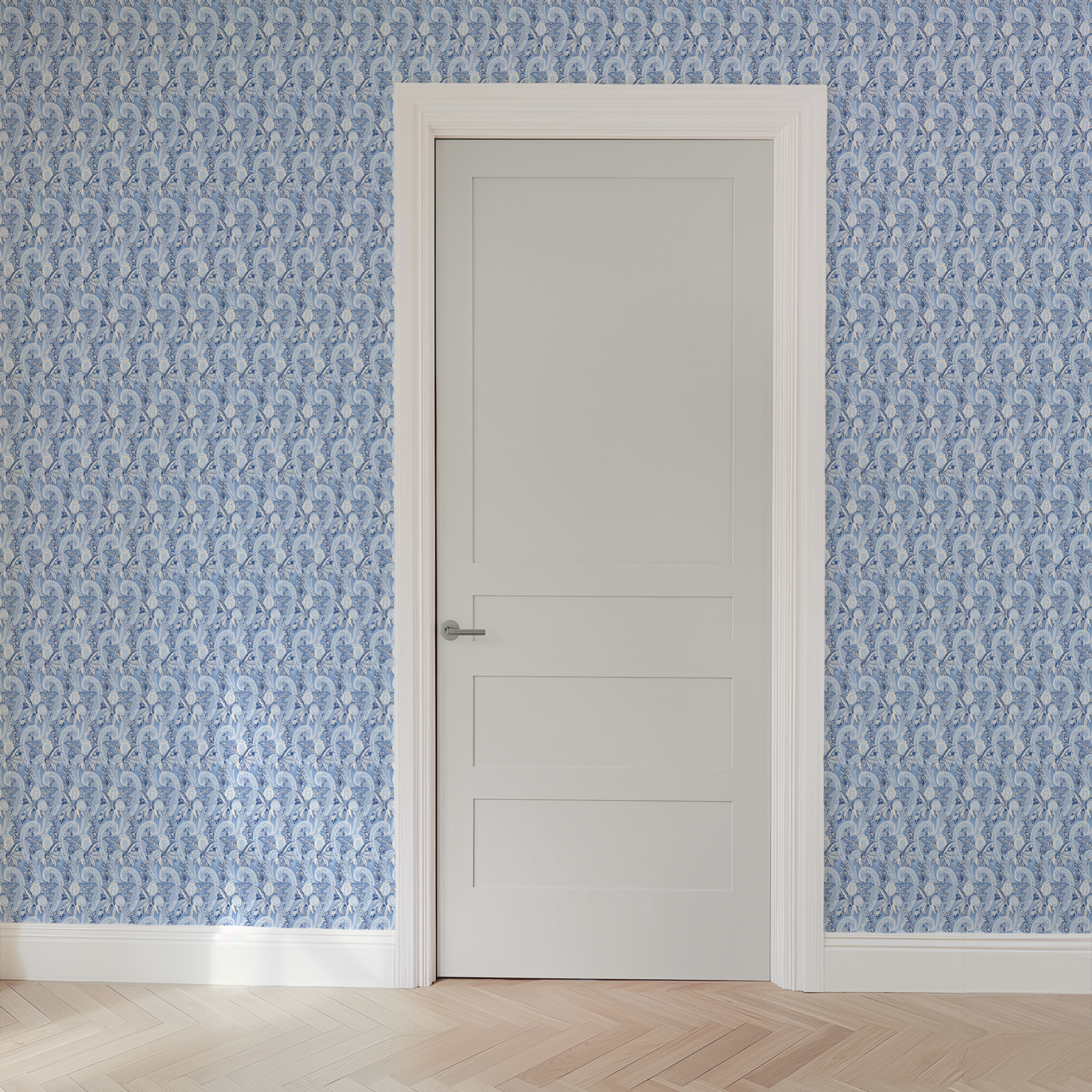 wallpaper door mockup