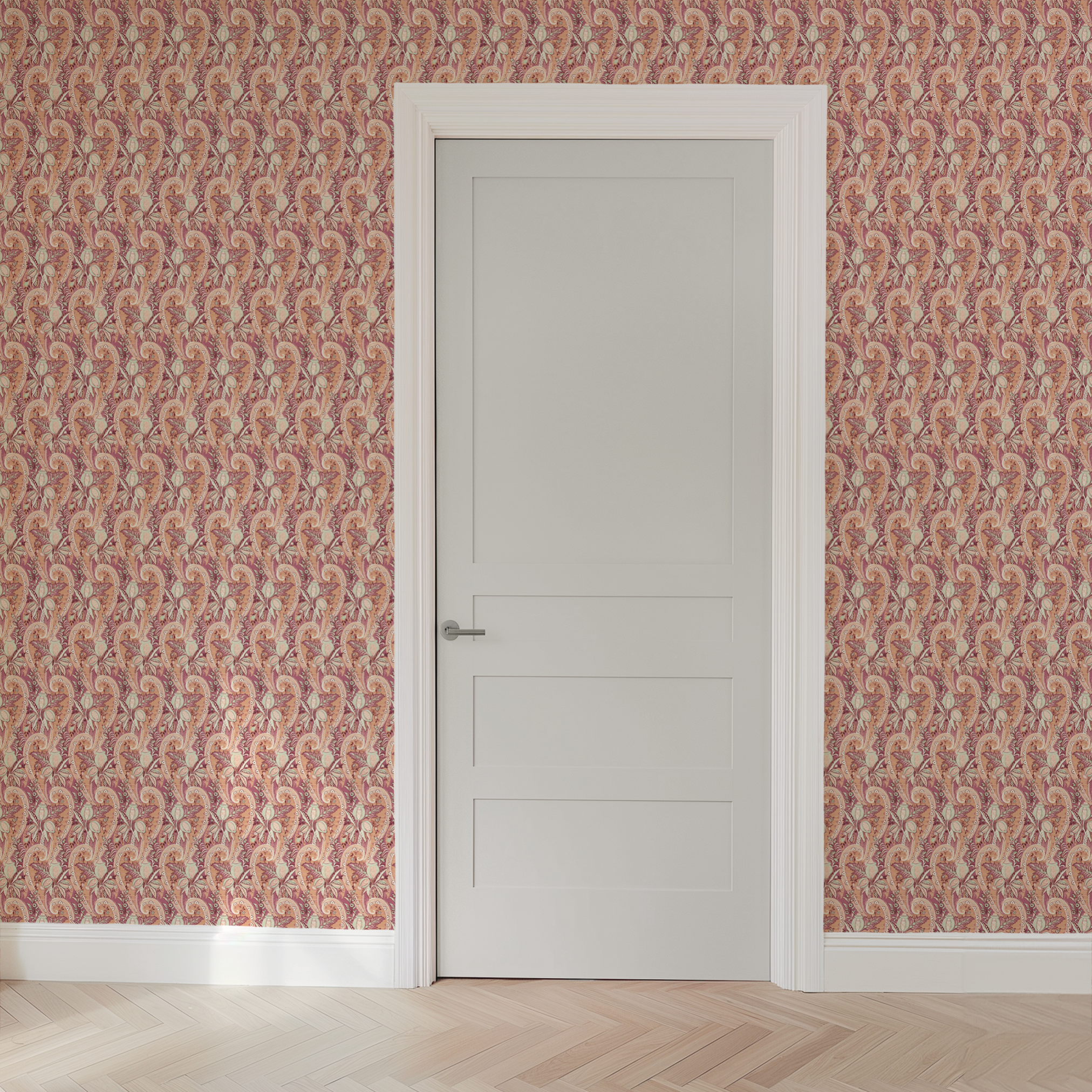 wallpaper door mockup