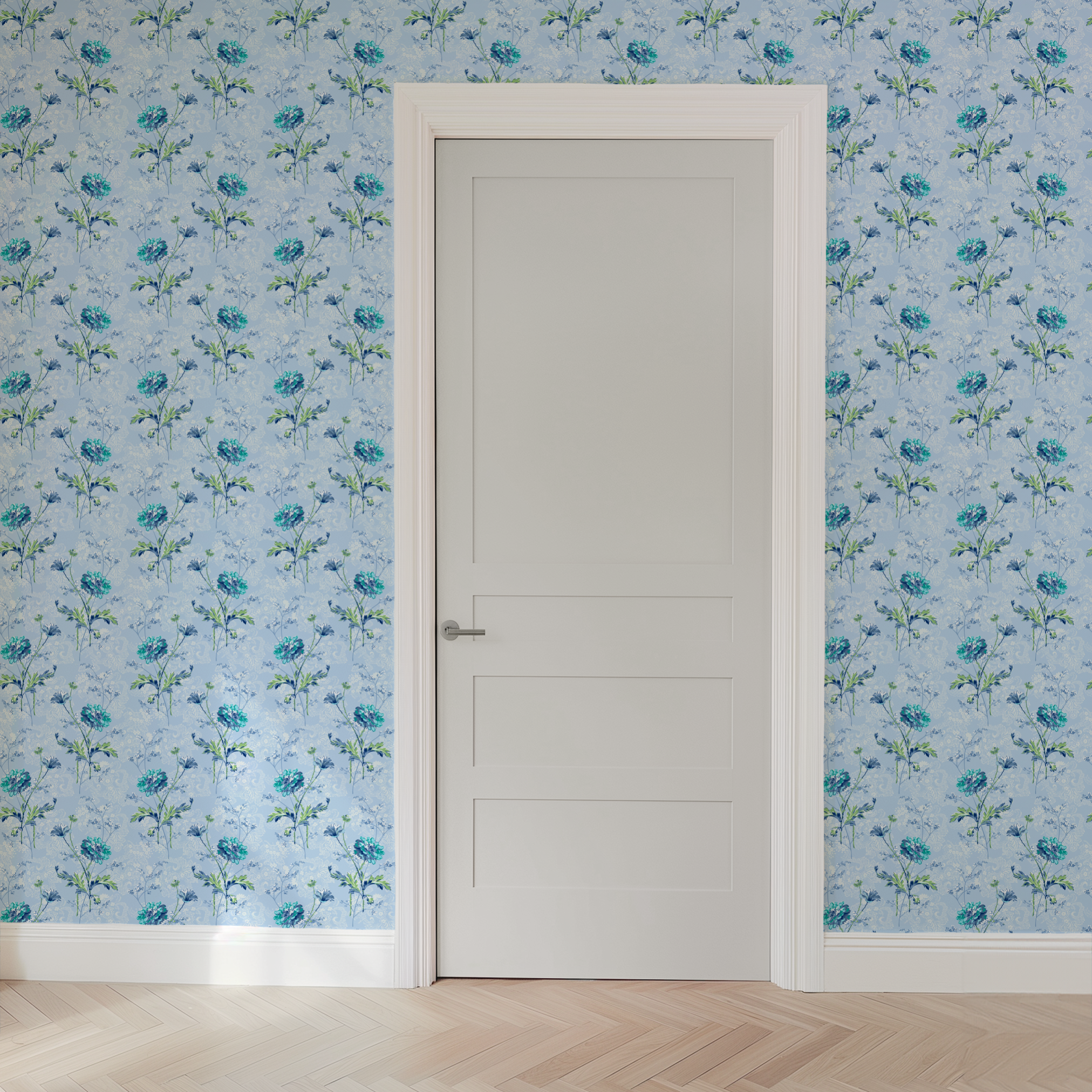 wallpaper door mockup