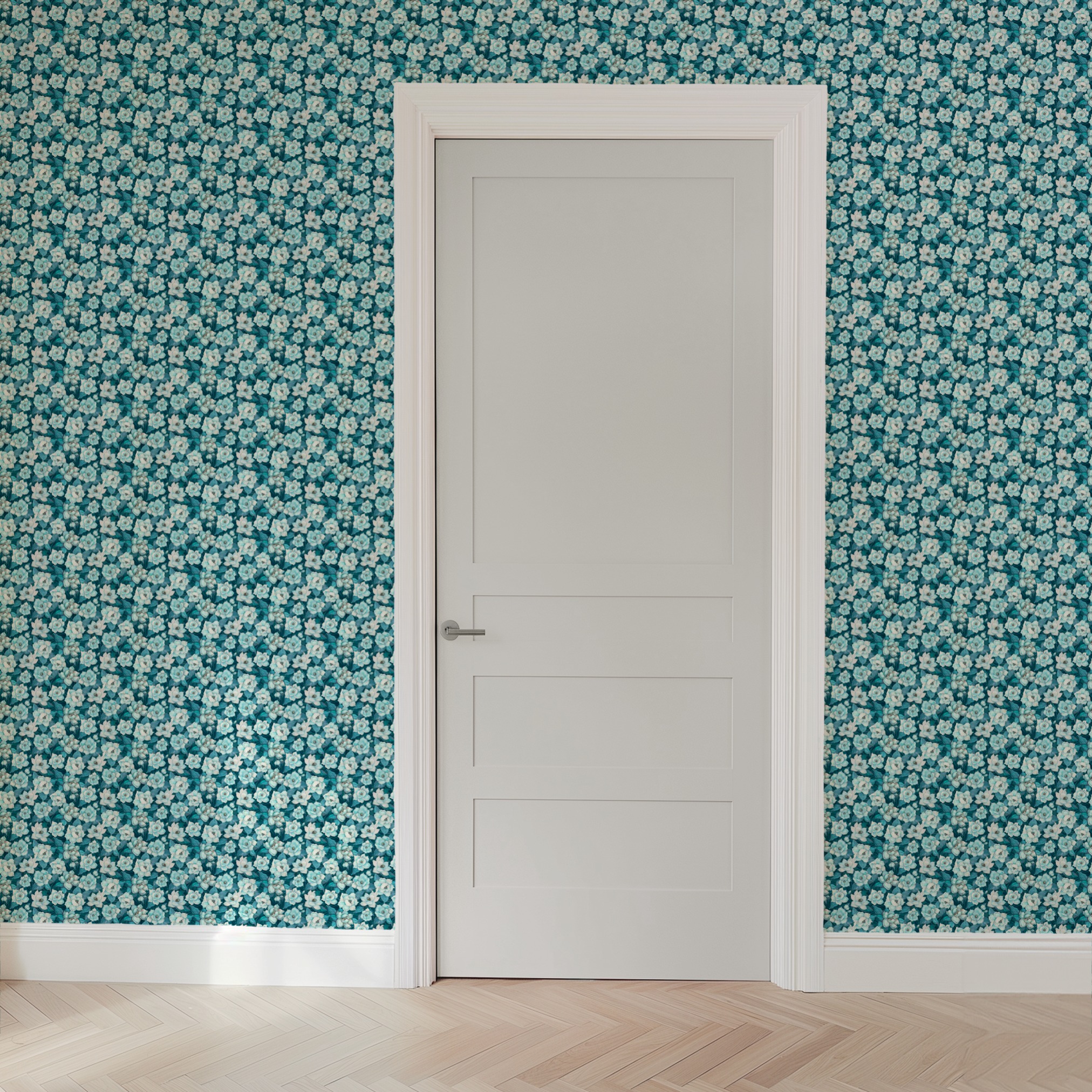 wallpaper door mockup