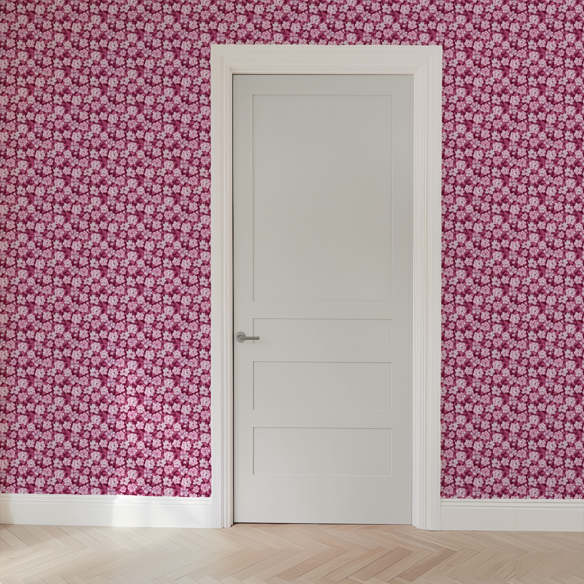 wallpaper door mockup