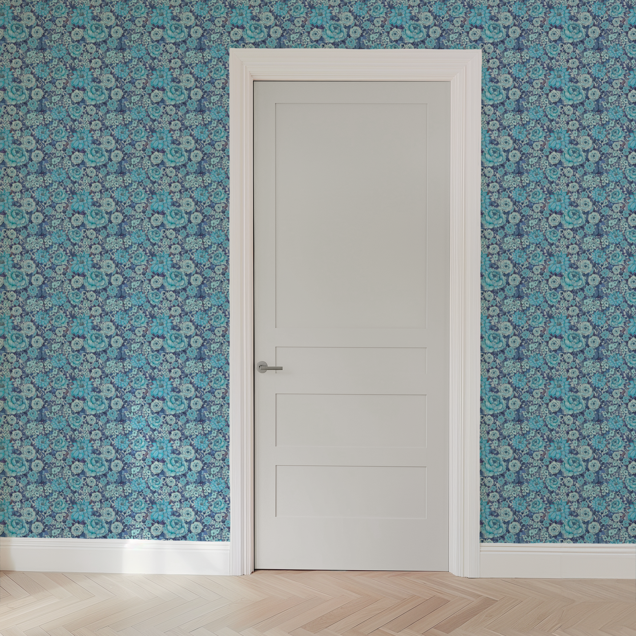 wallpaper door mockup