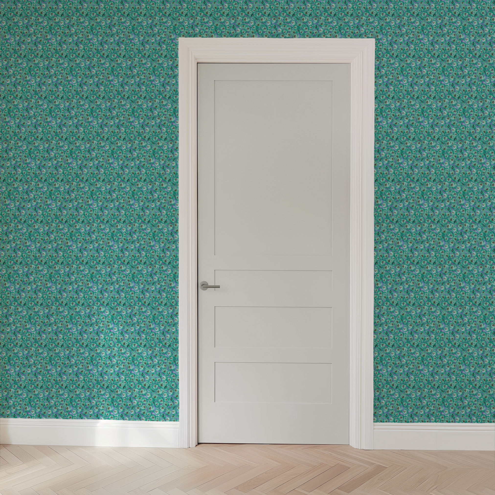 wallpaper door mockup