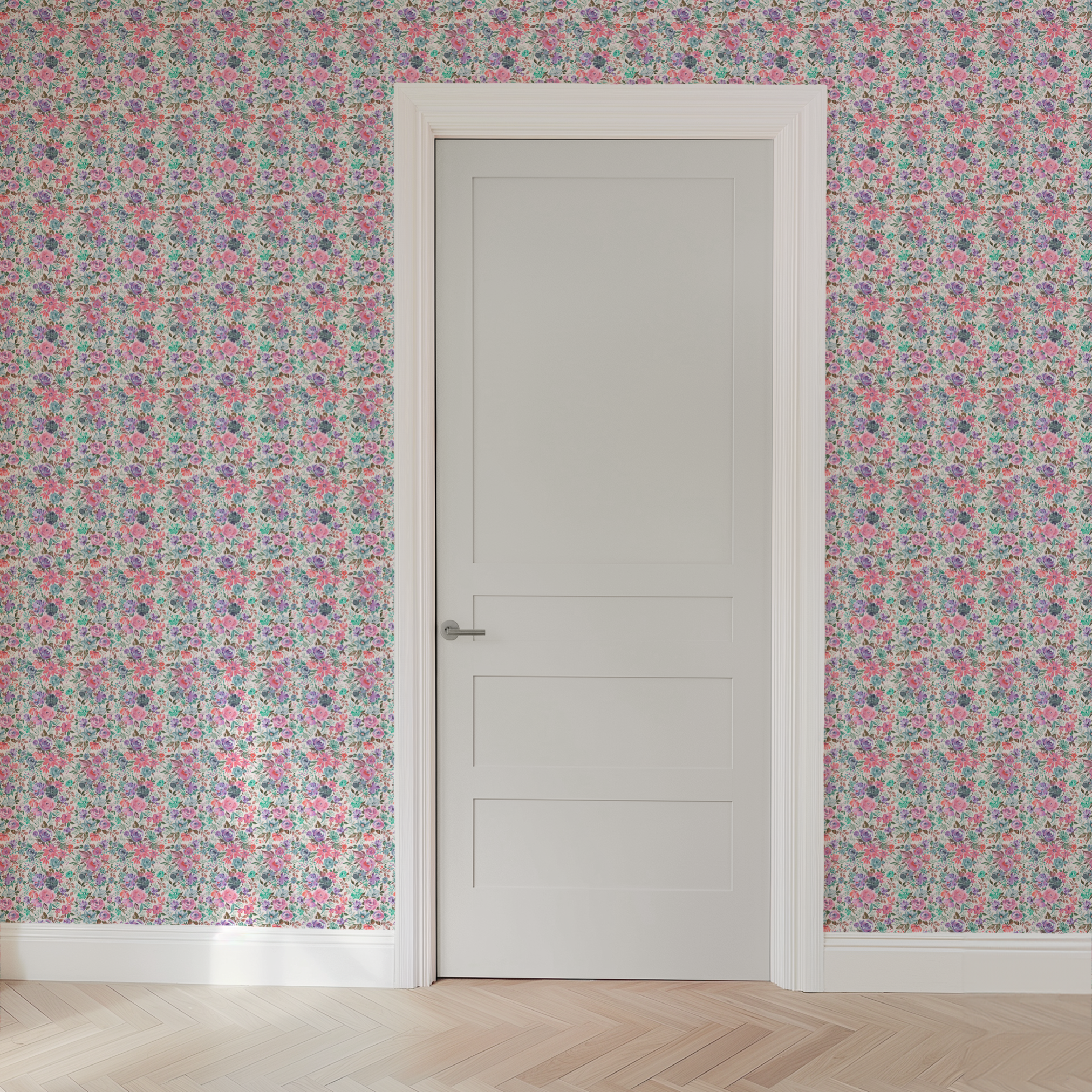 wallpaper door mockup