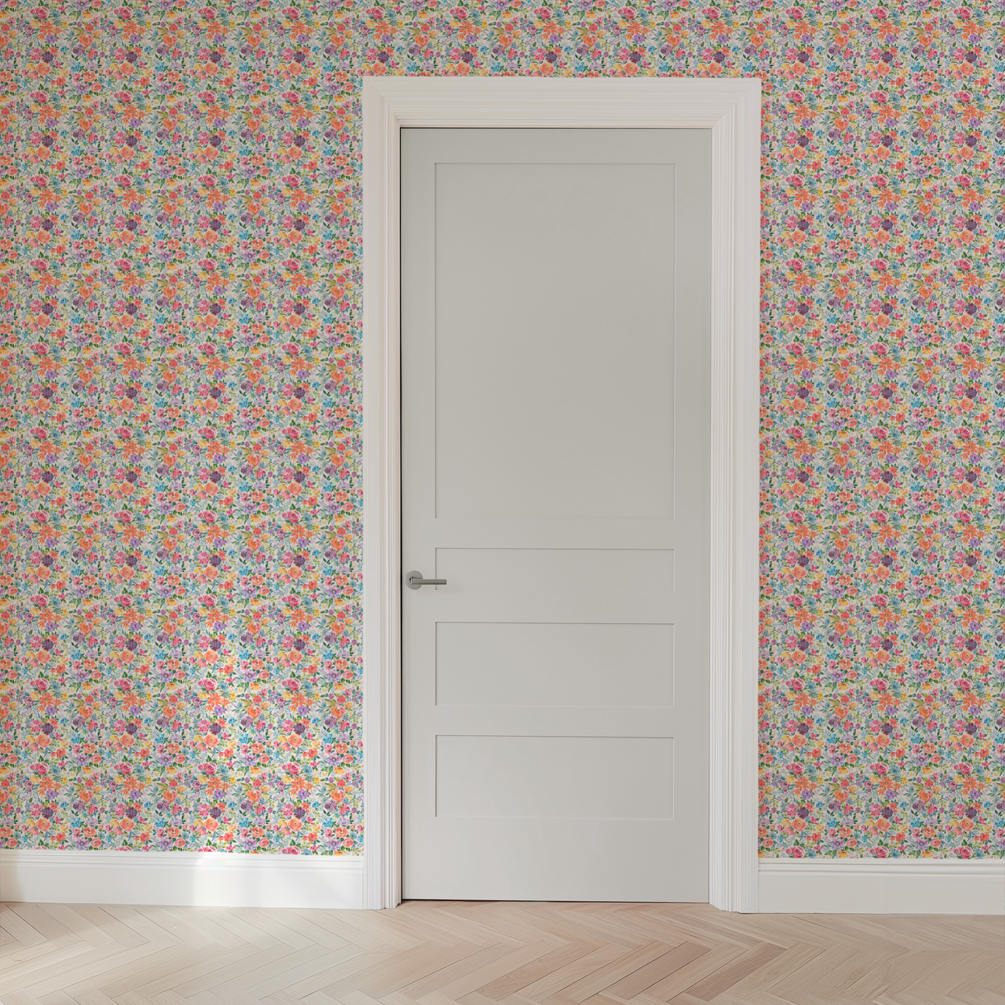 wallpaper door mockup