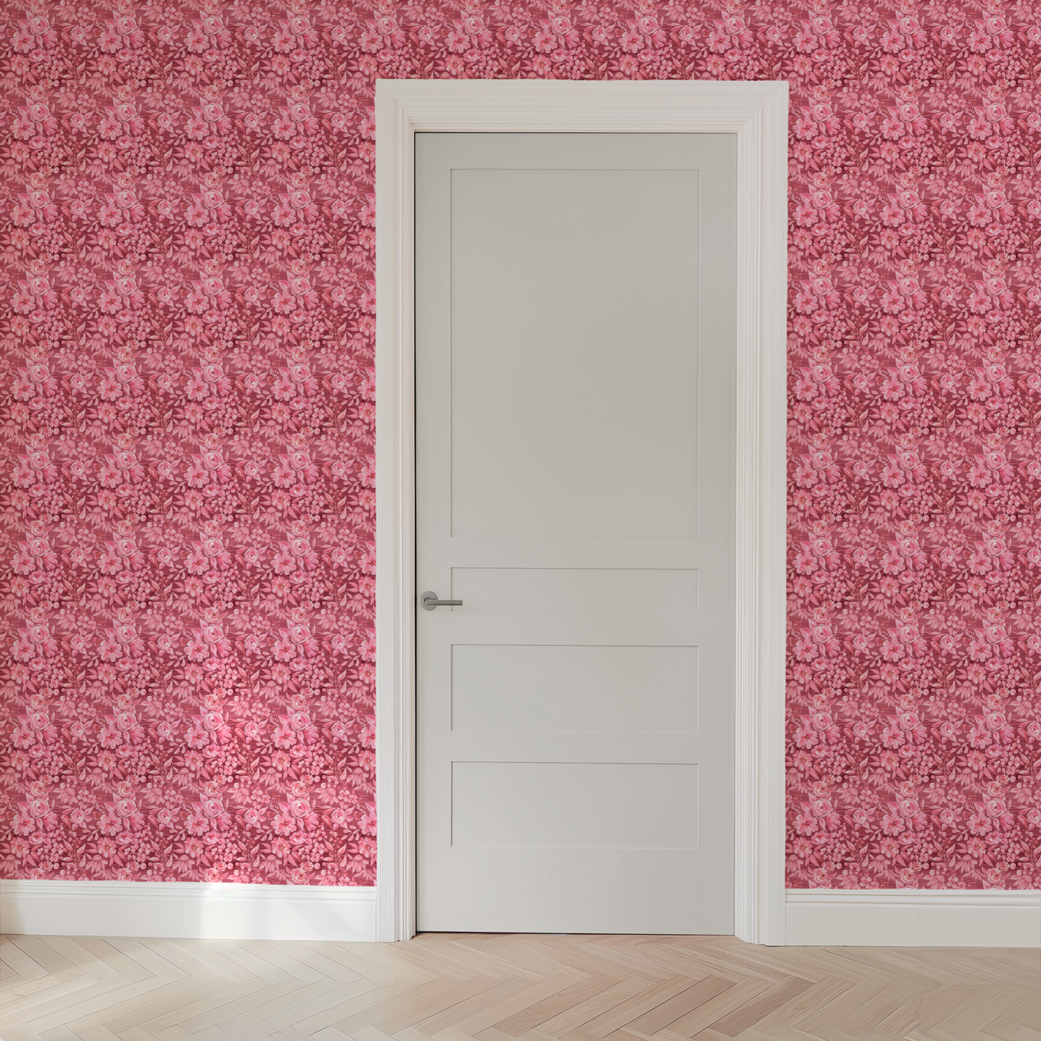wallpaper door mockup