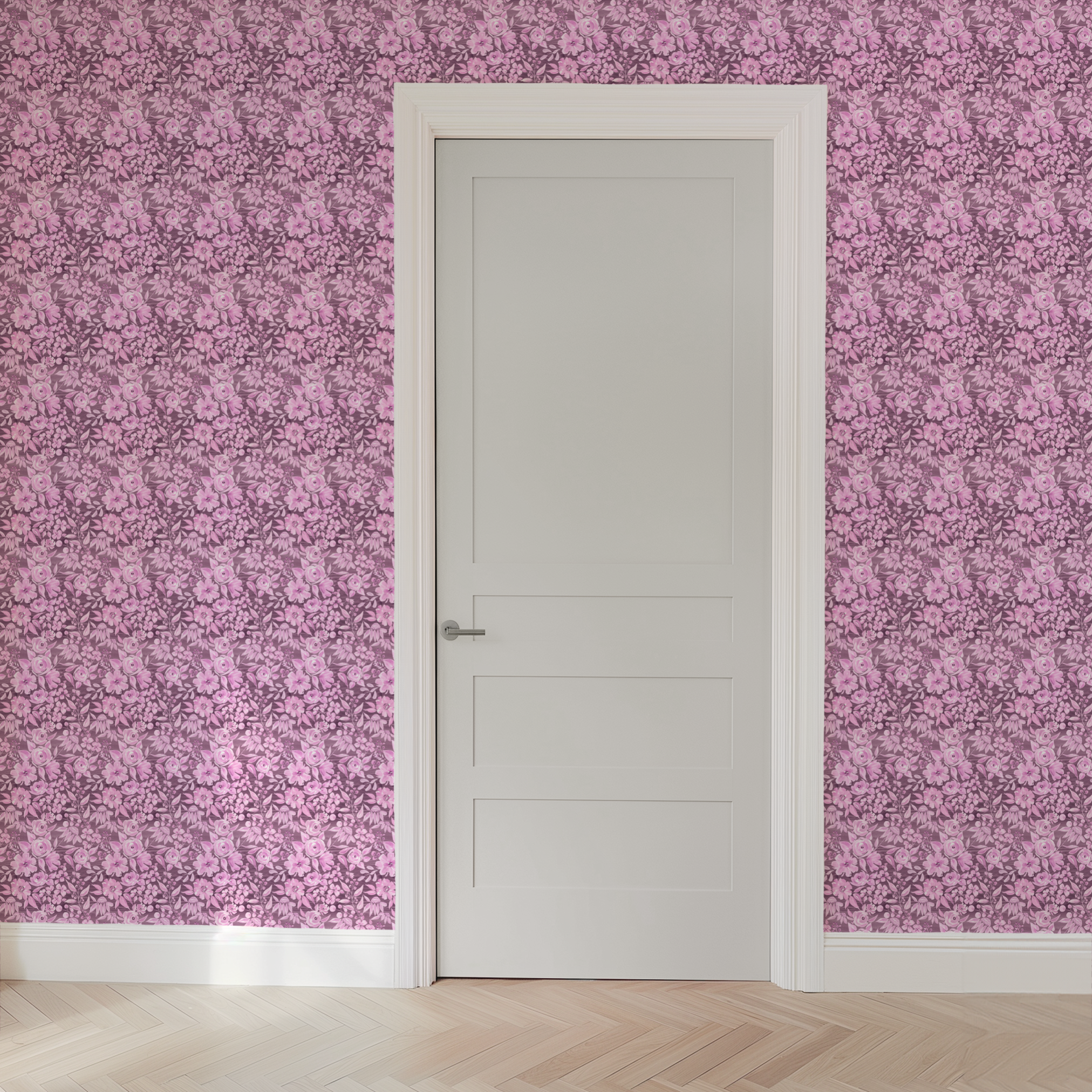 wallpaper door mockup