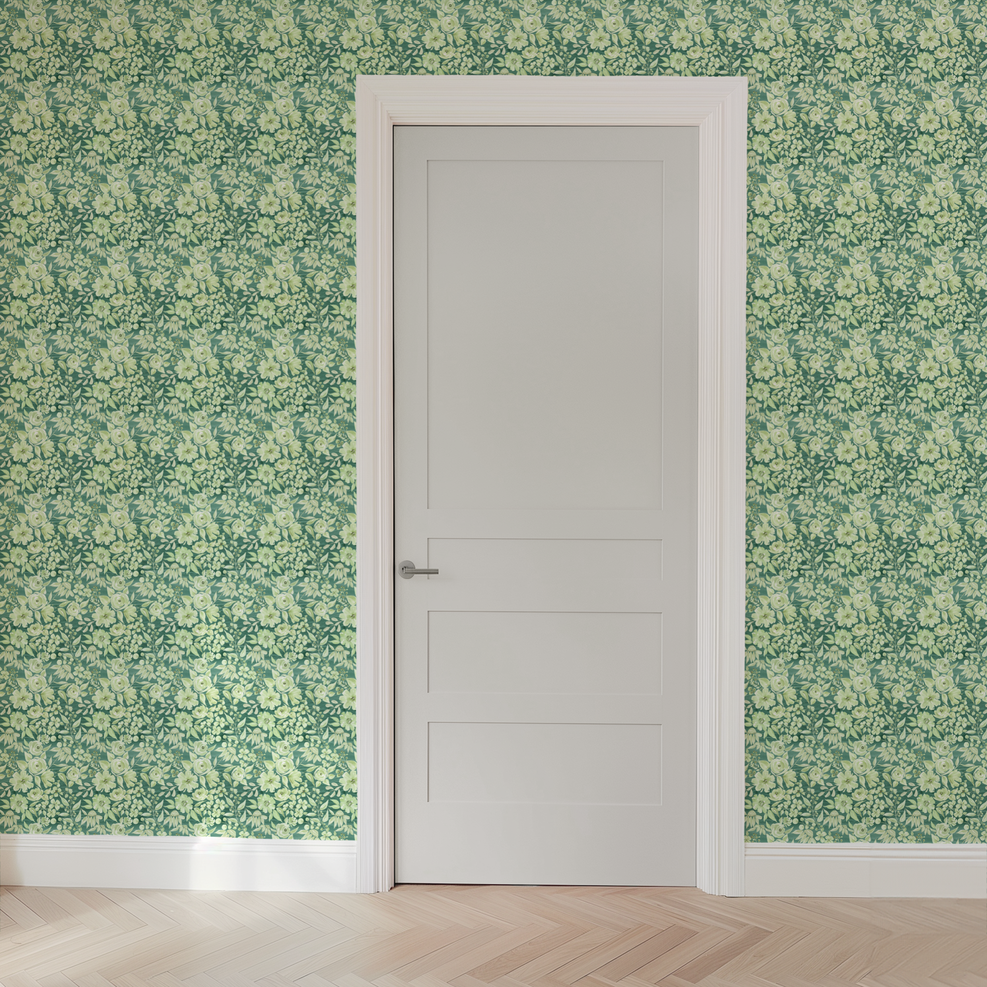wallpaper door mockup