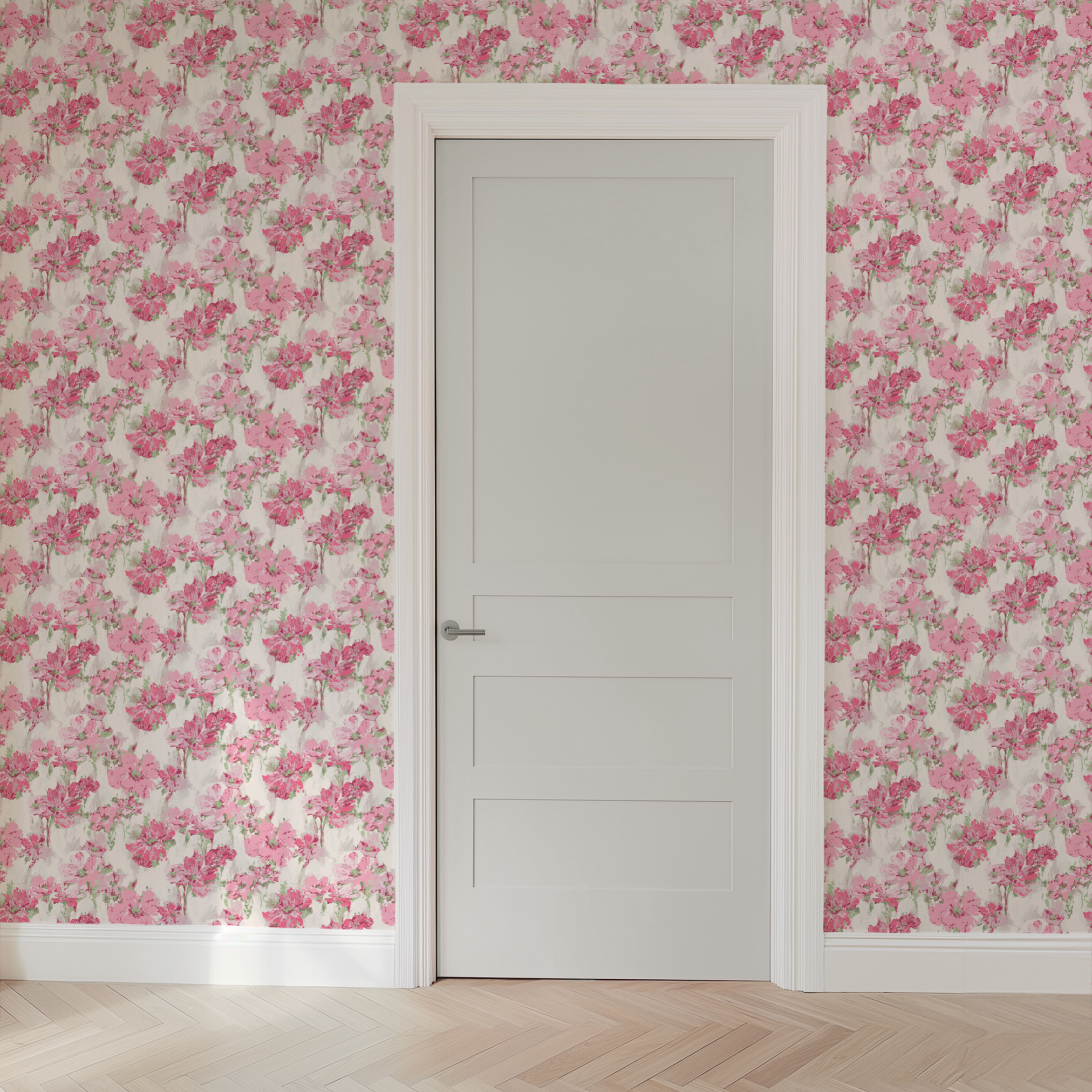 wallpaper door mockup