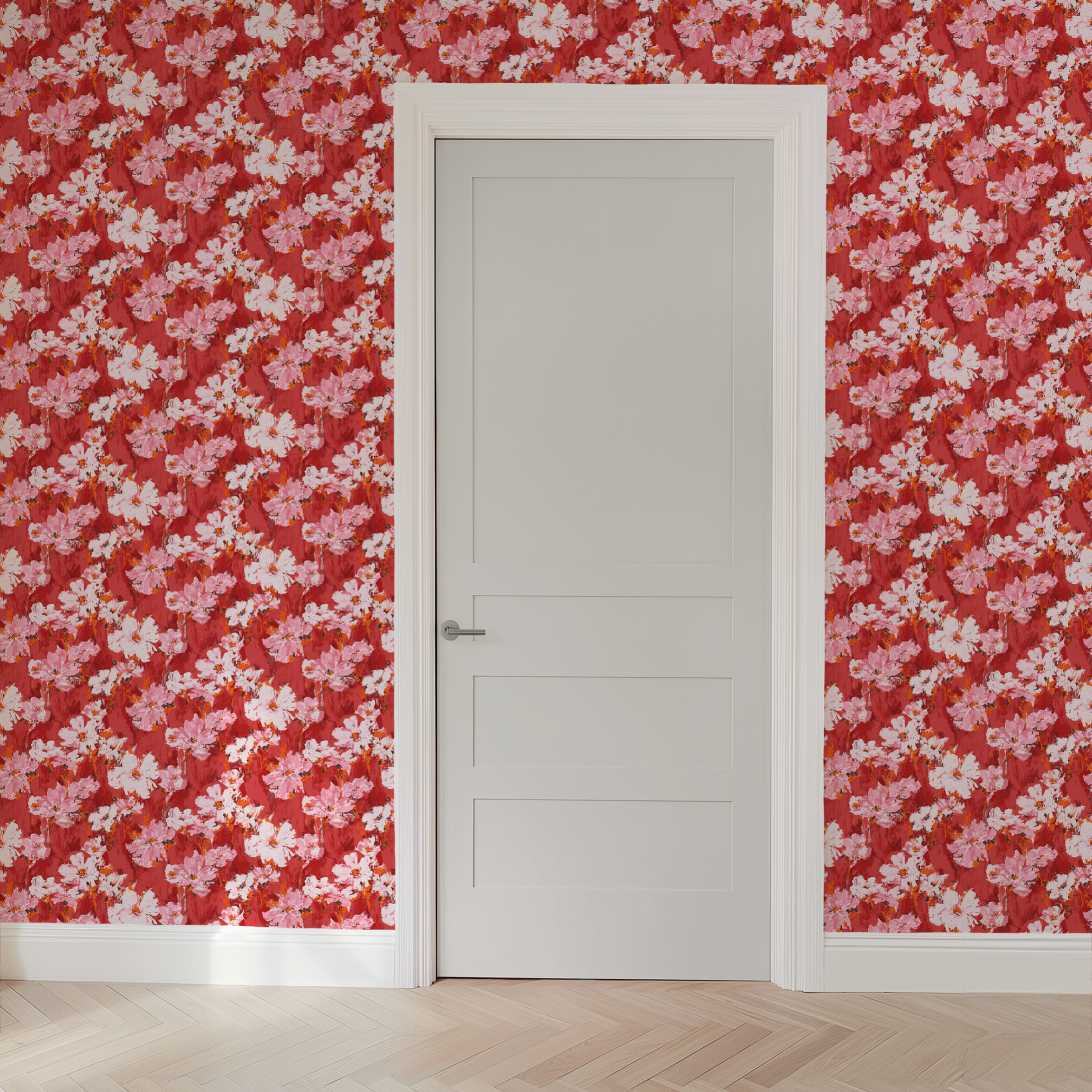 wallpaper door mockup