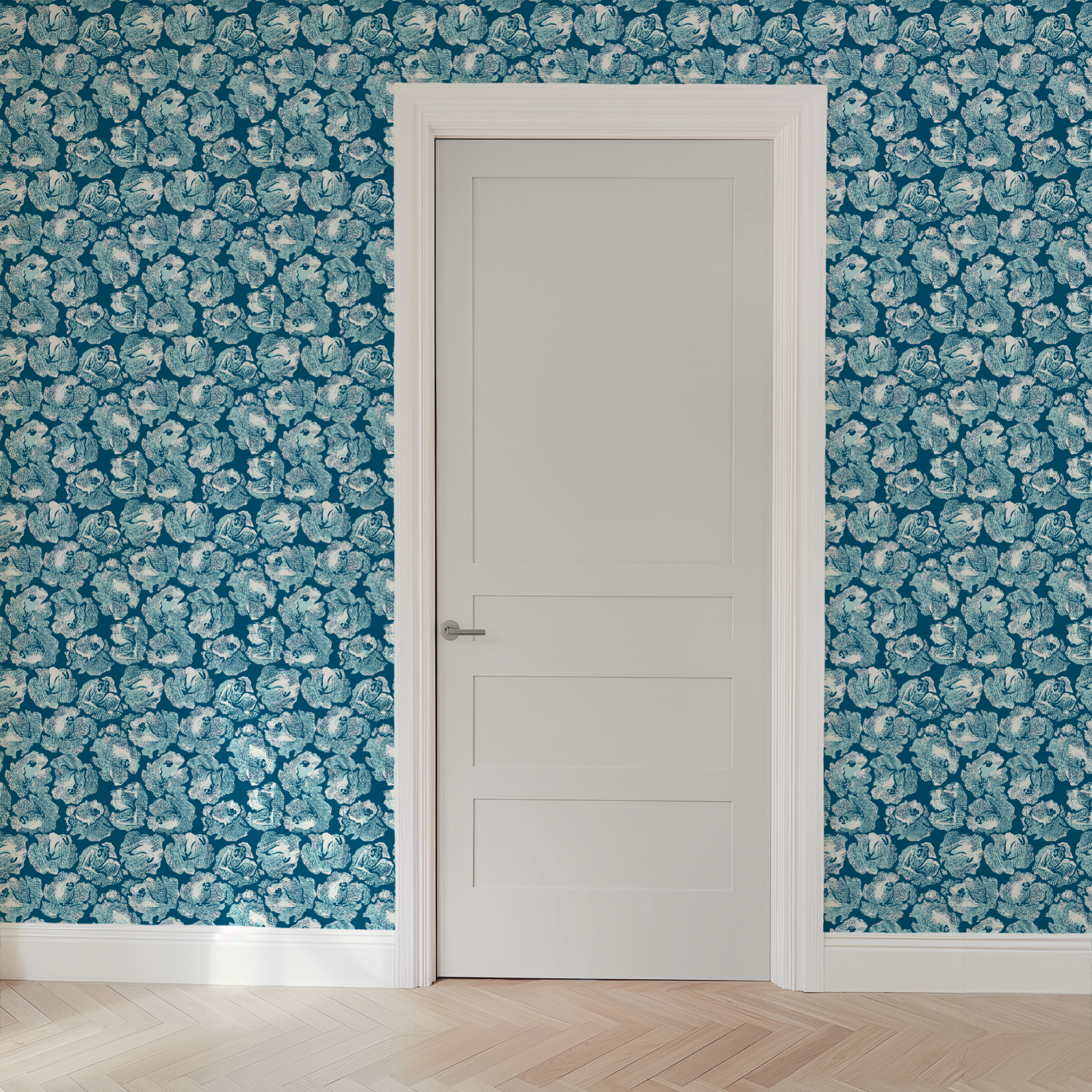 wallpaper door mockup