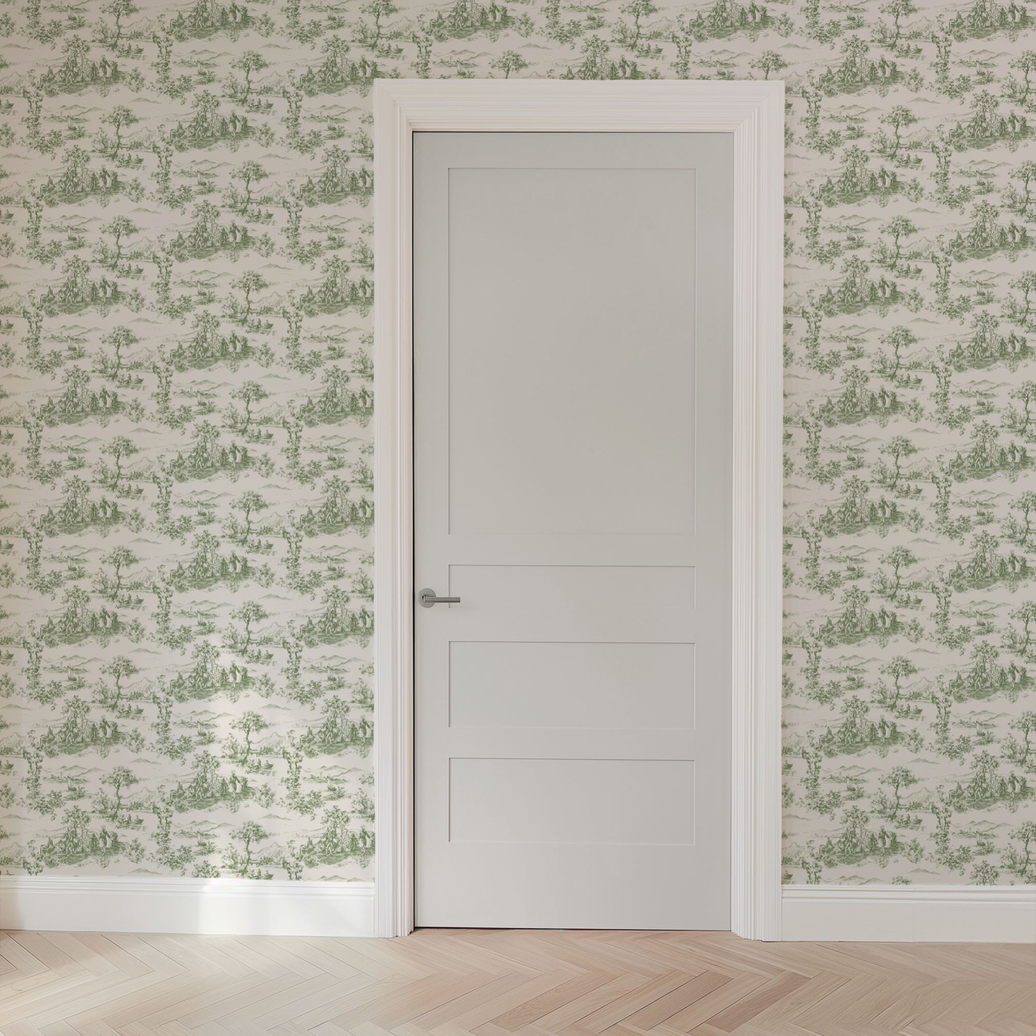 wallpaper door mockup