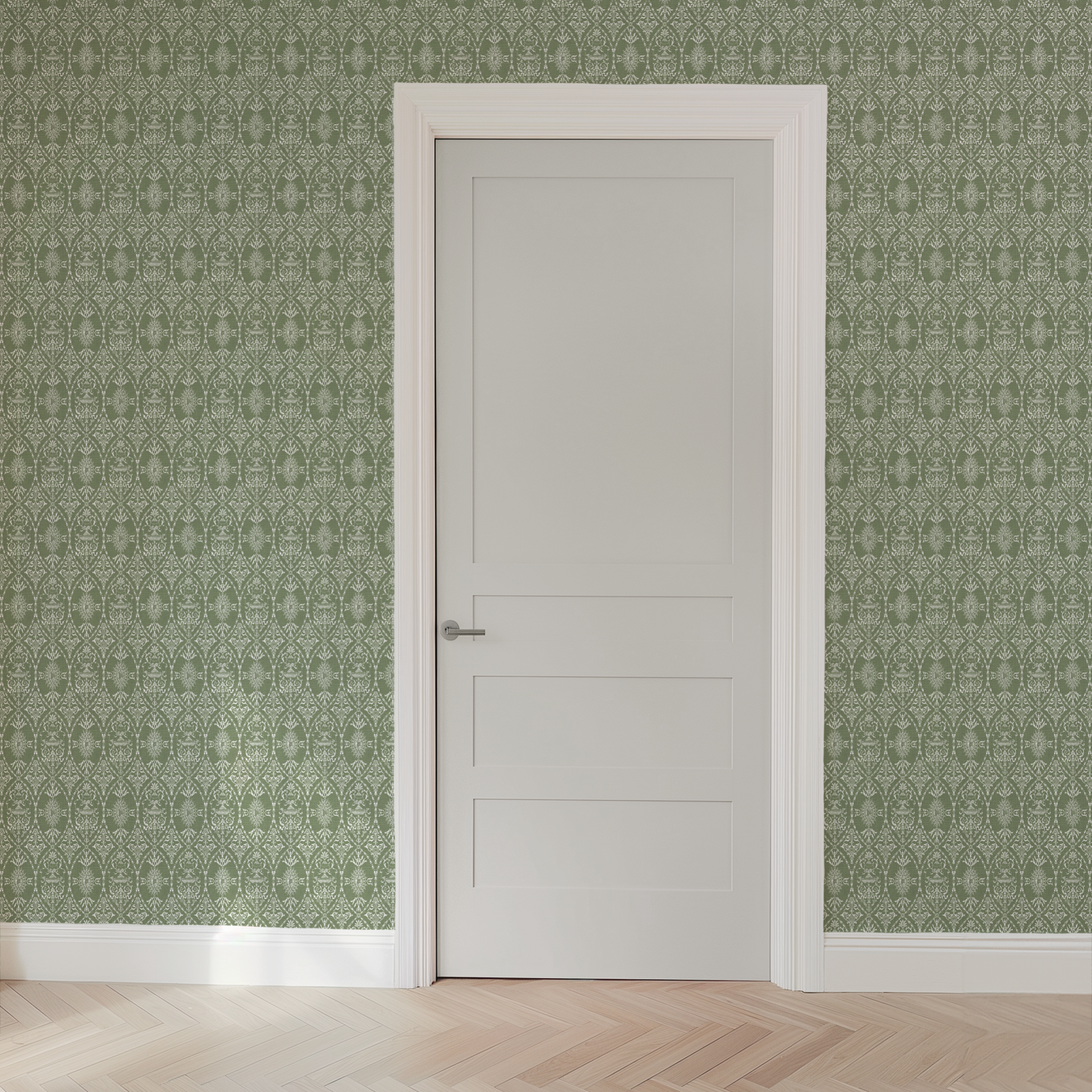 wallpaper door mockup