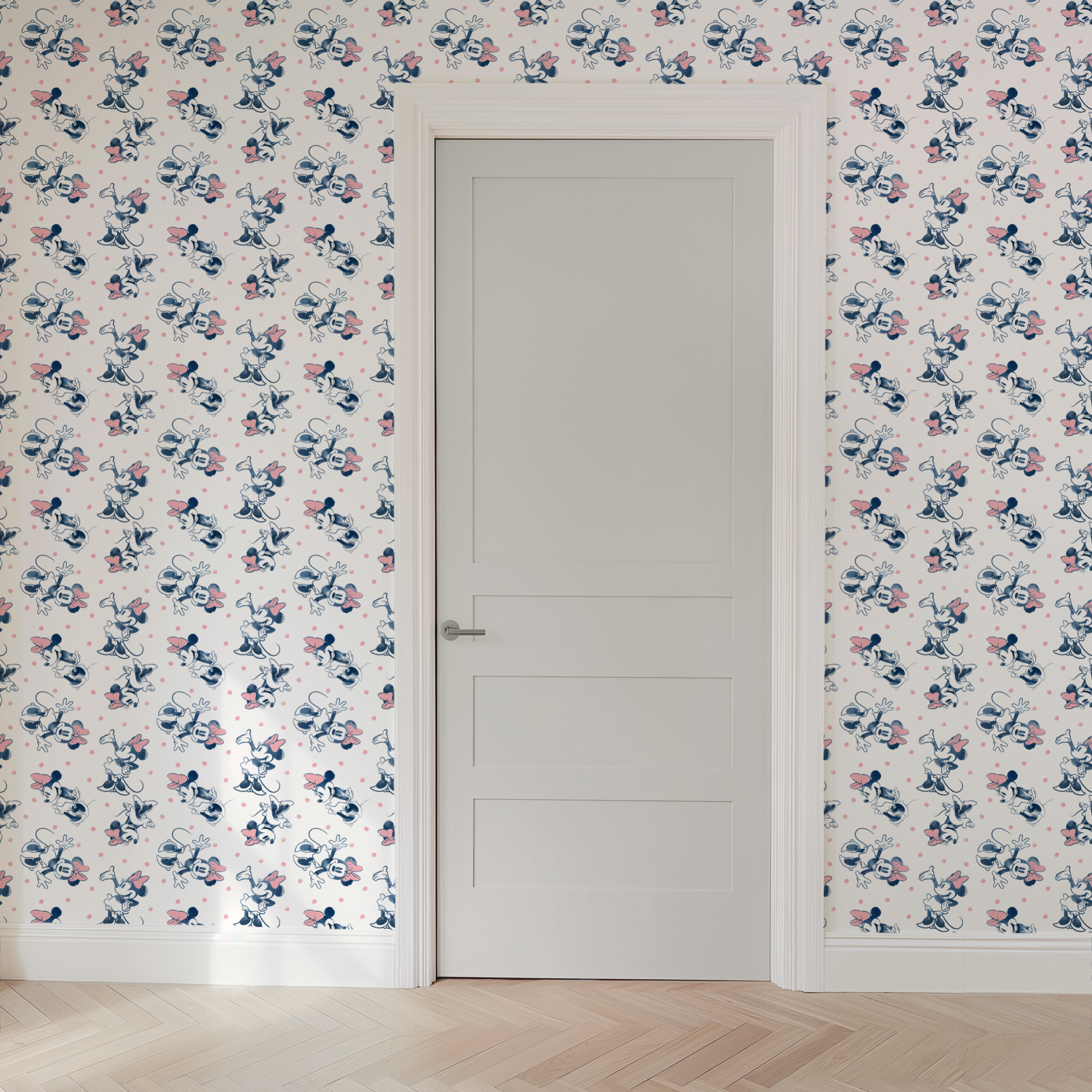 wallpaper door mockup