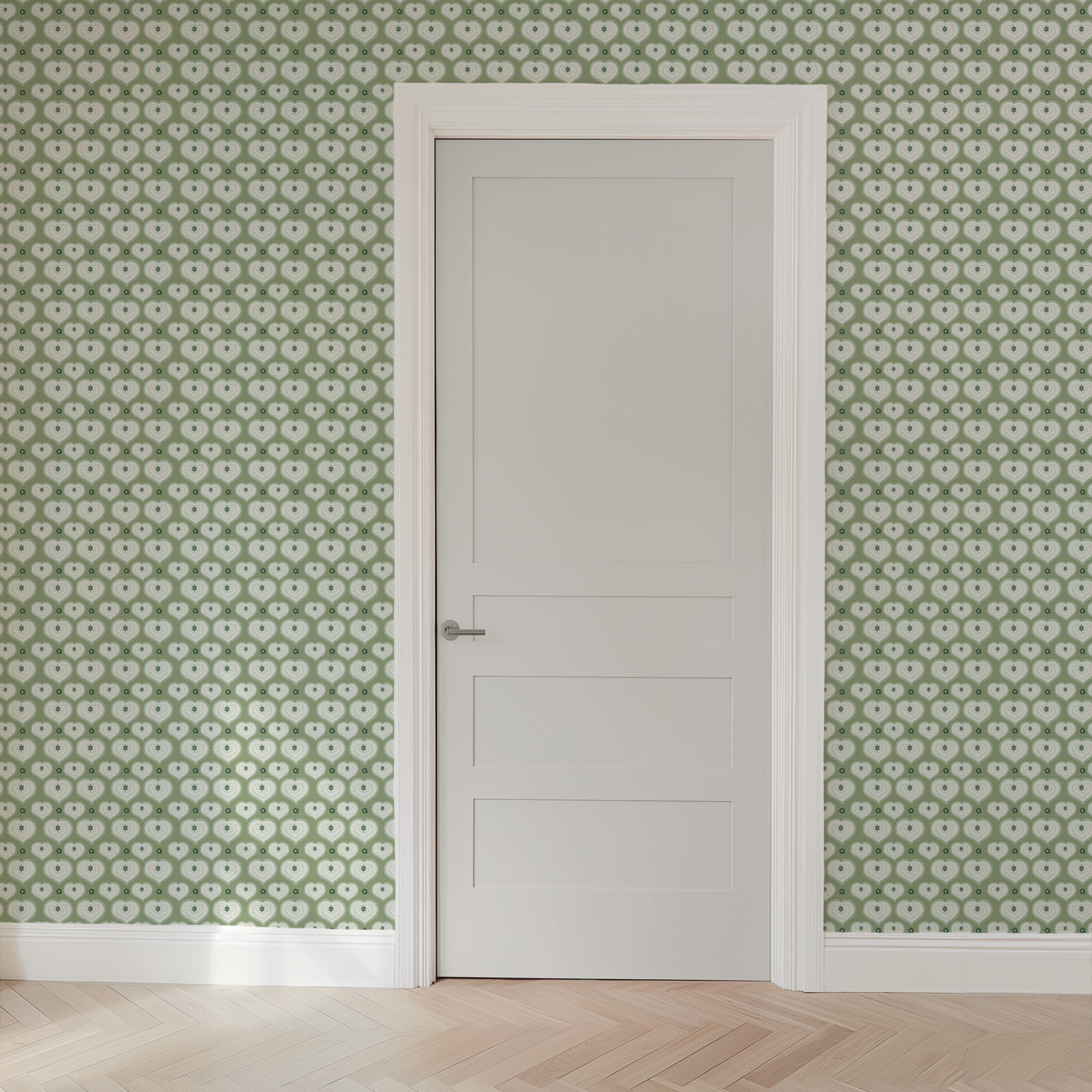 wallpaper door mockup