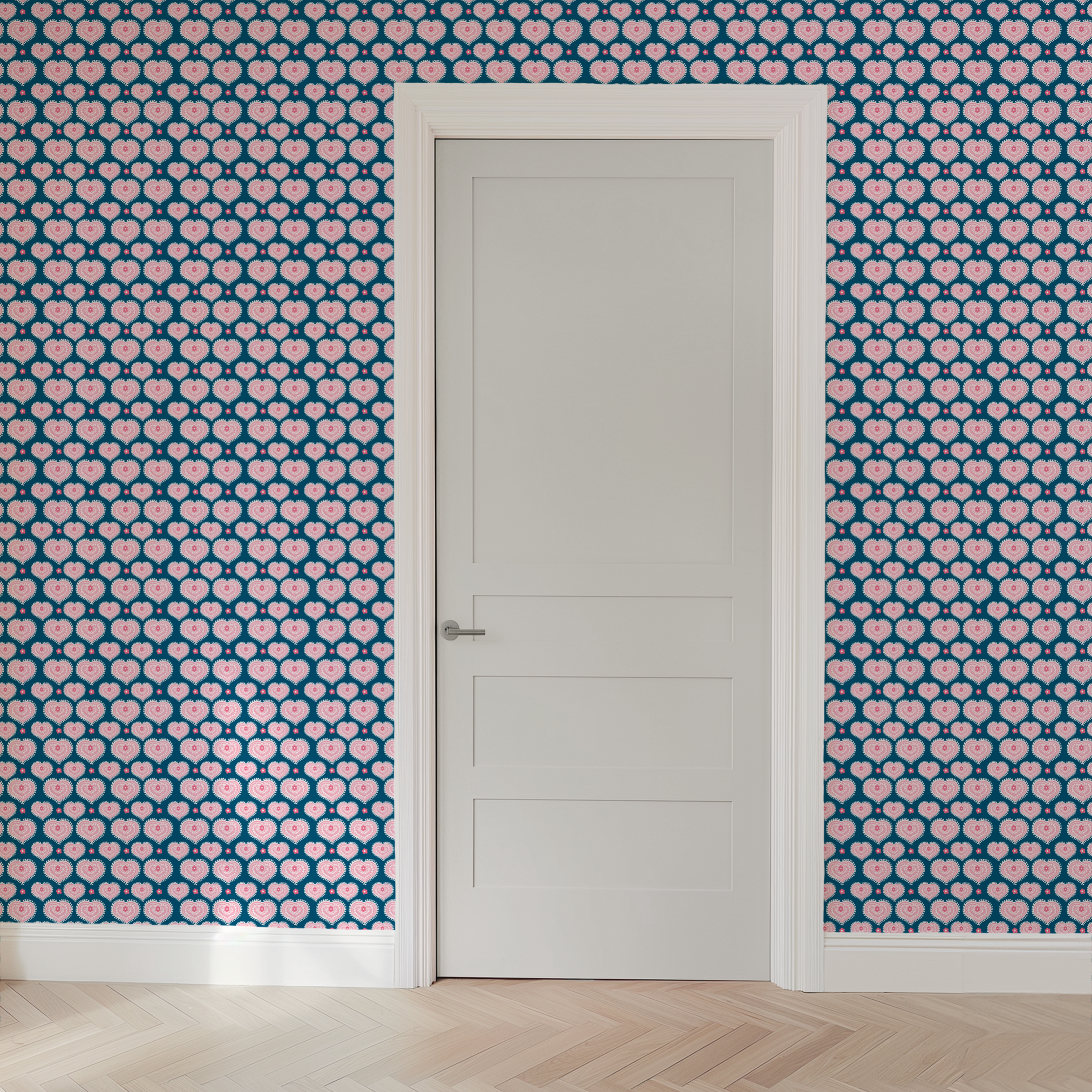 wallpaper door mockup