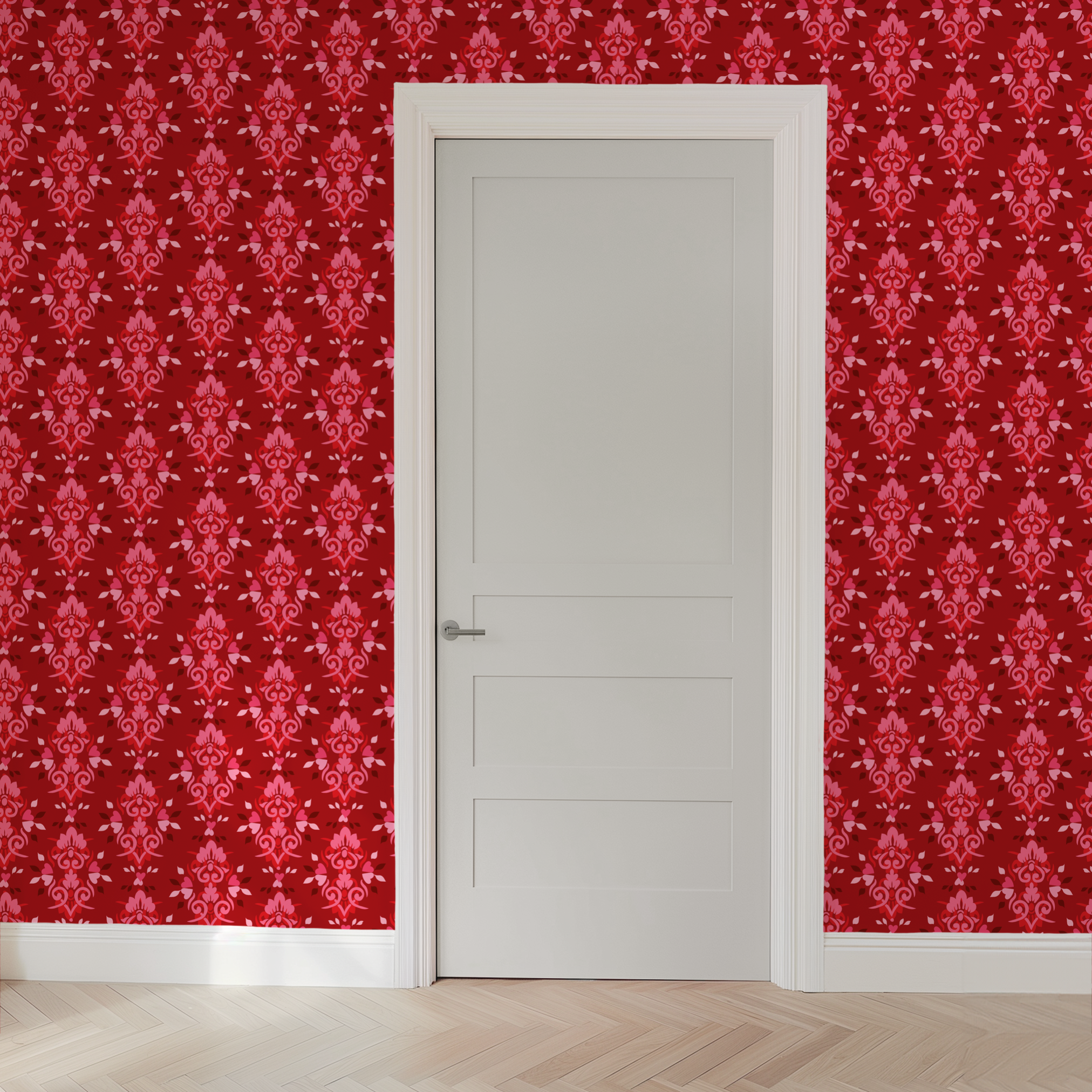 wallpaper door mockup
