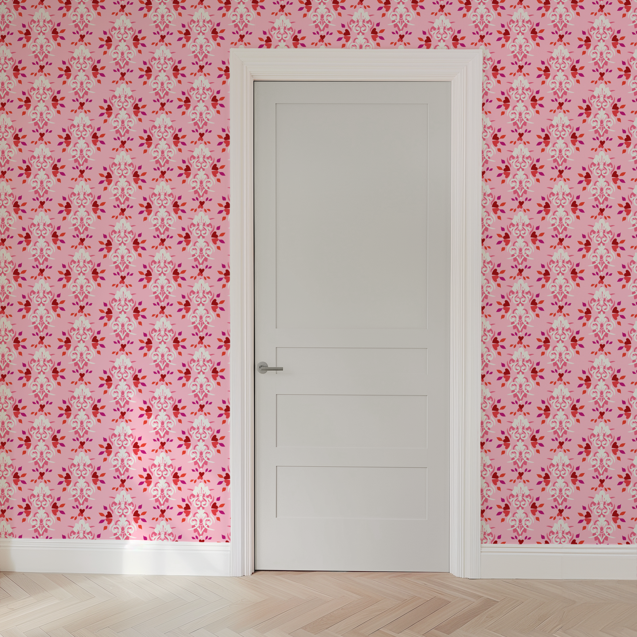wallpaper door mockup