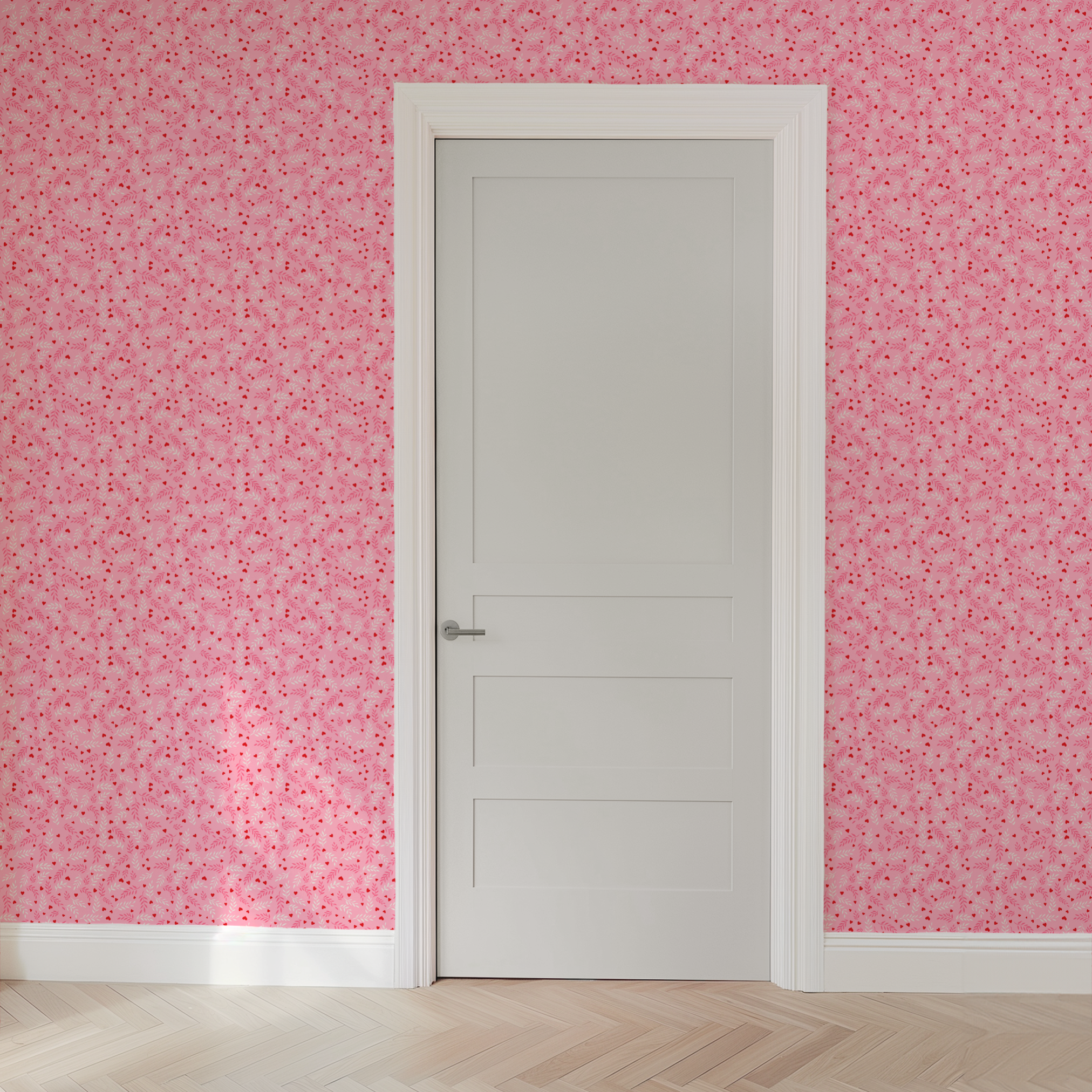 wallpaper door mockup