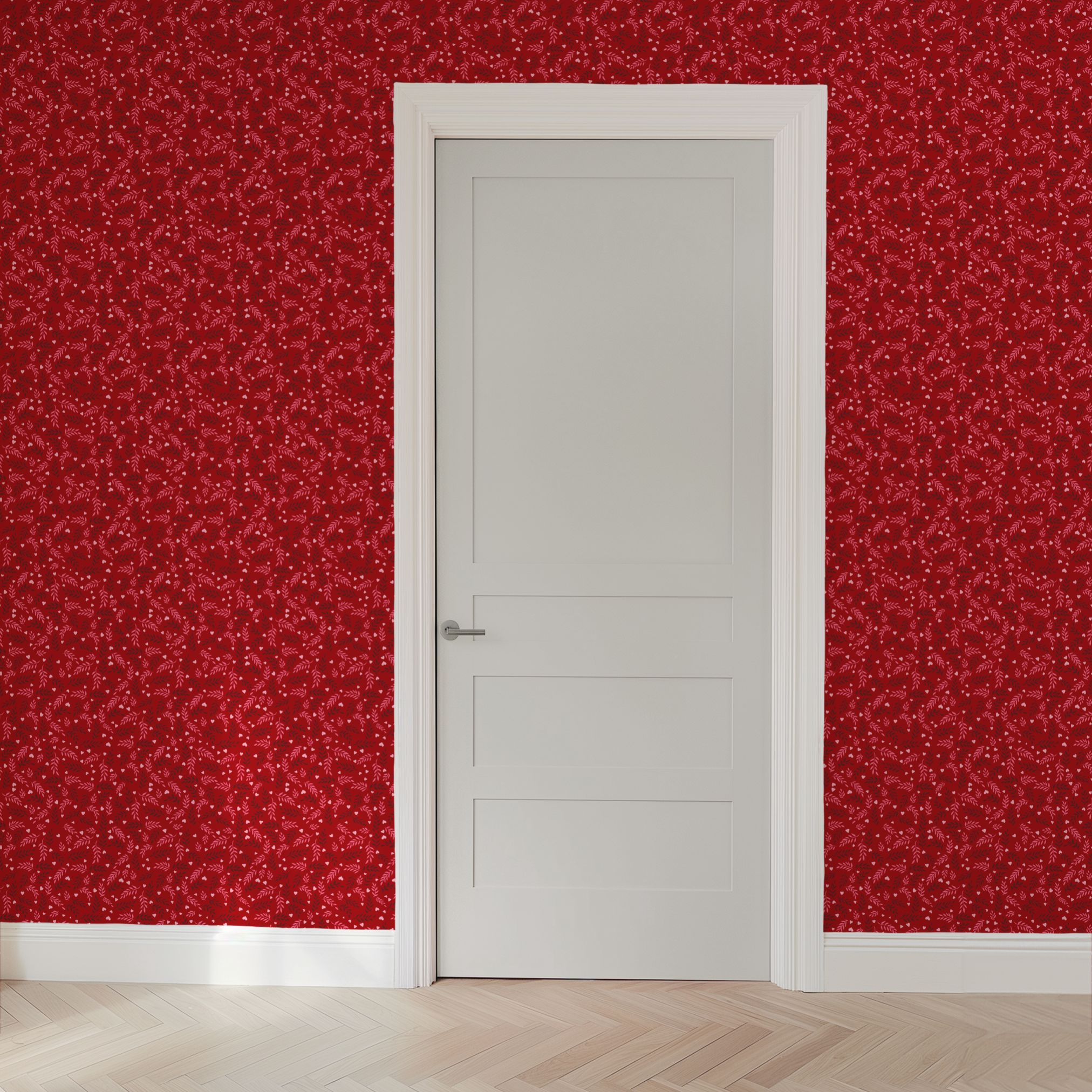 wallpaper door mockup