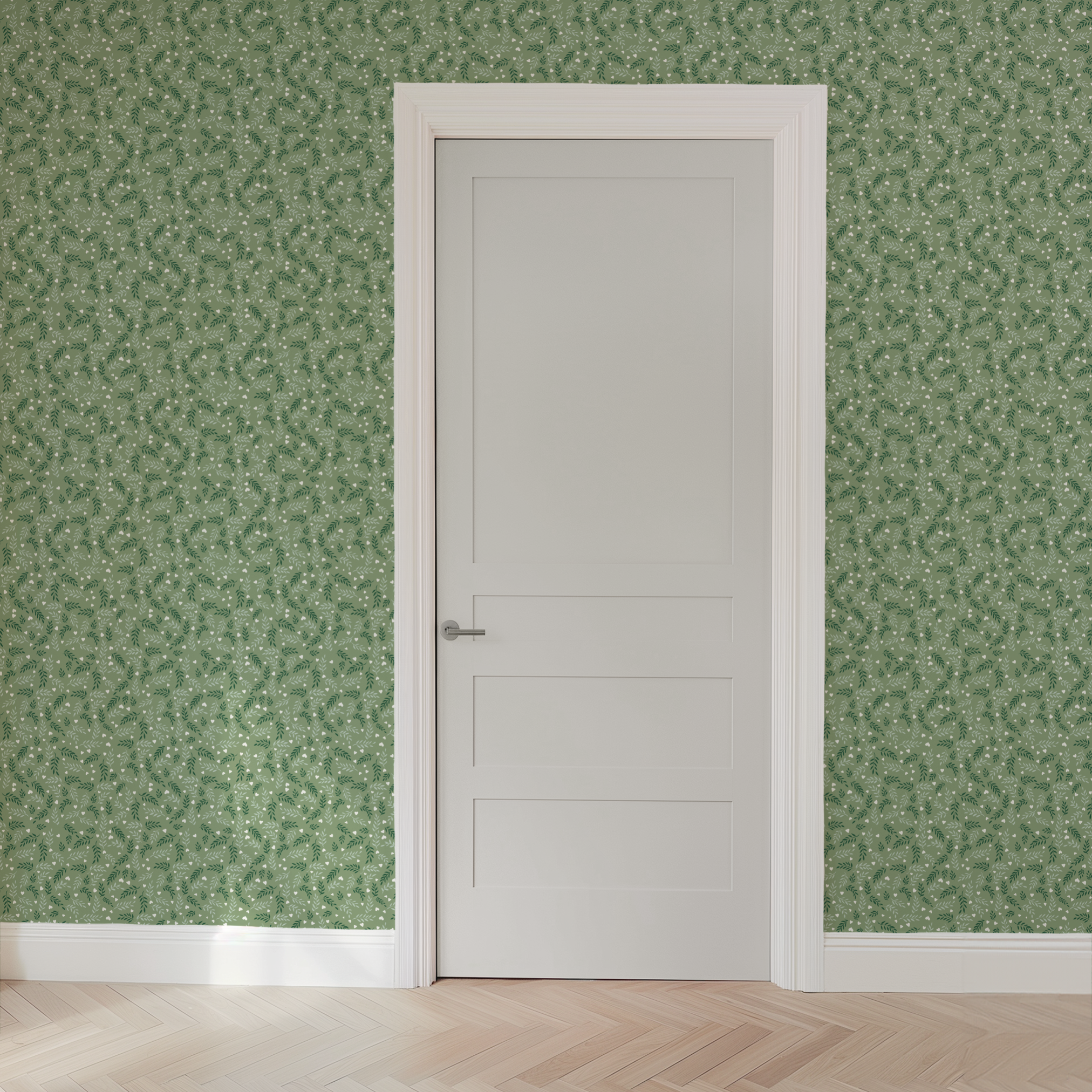 wallpaper door mockup