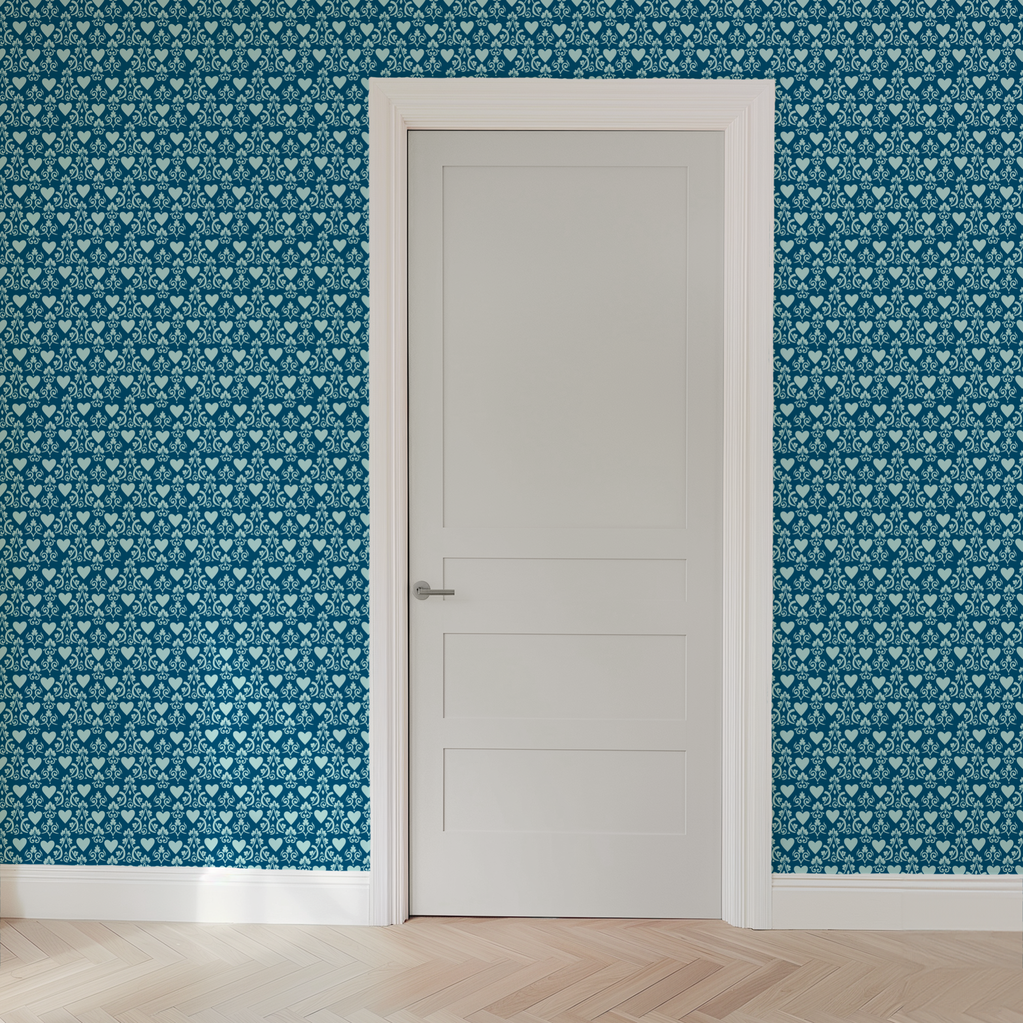 wallpaper door mockup