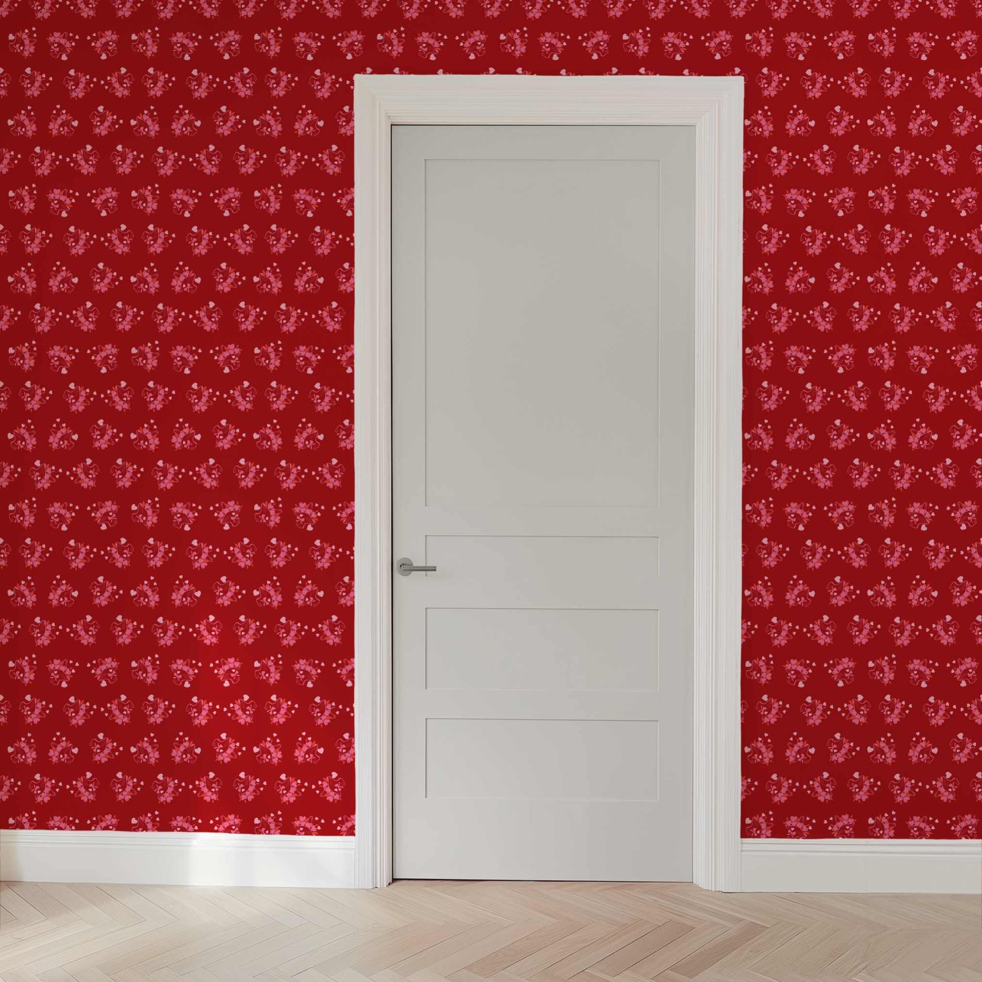wallpaper door mockup