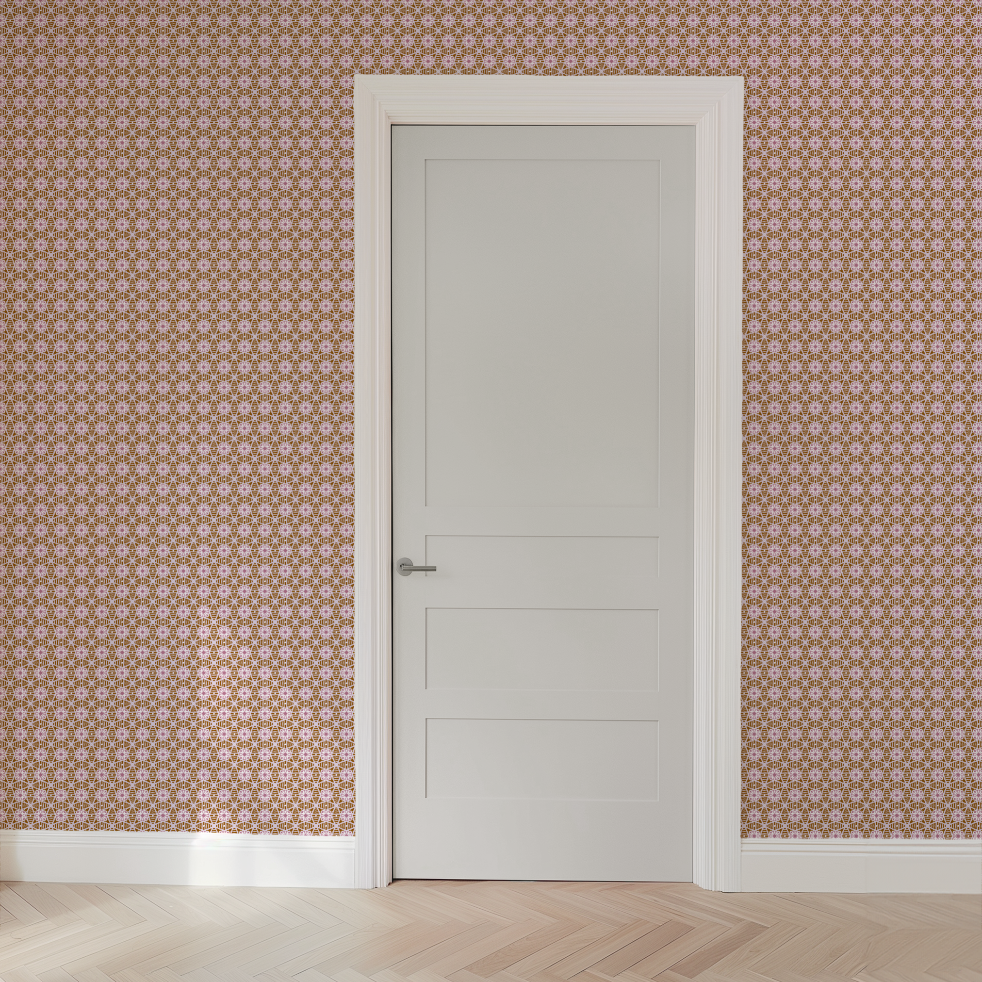 wallpaper door mockup
