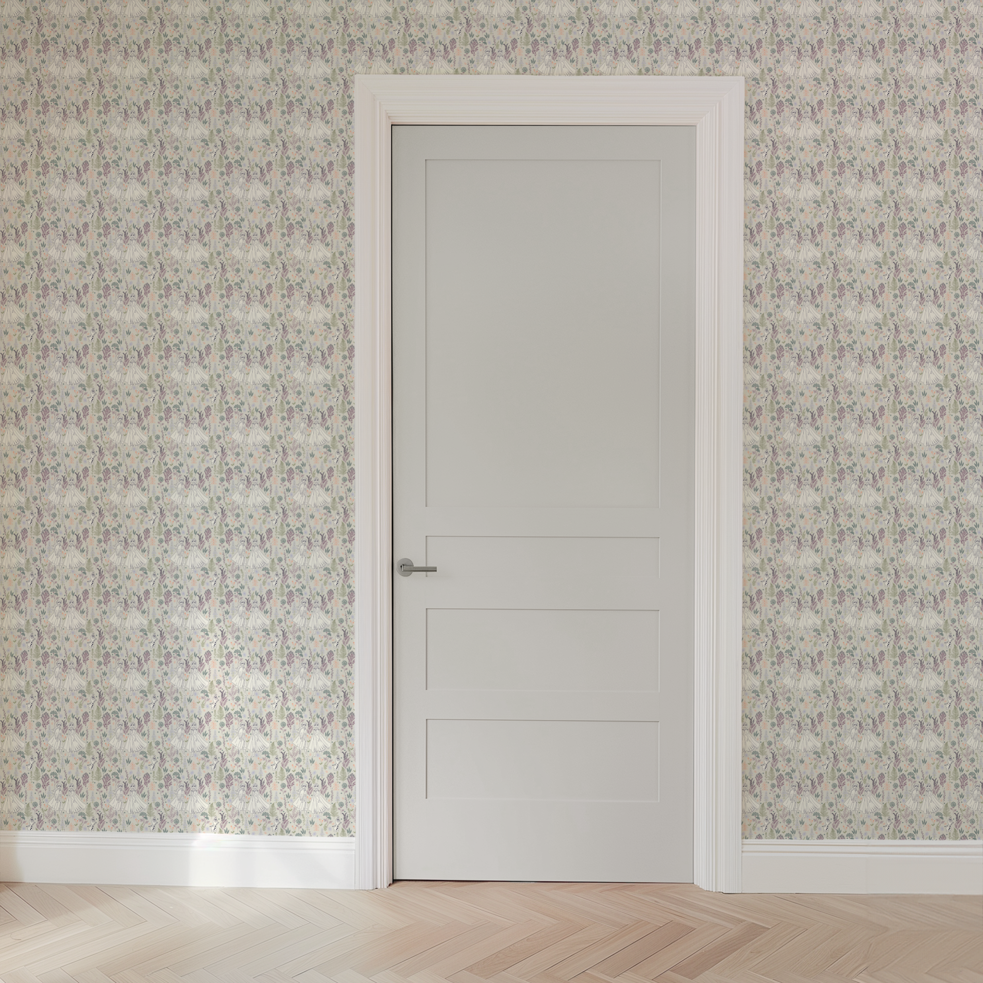 wallpaper door mockup