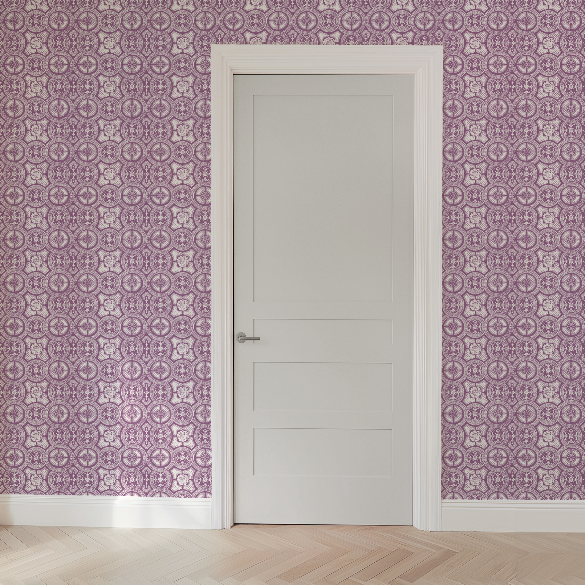 wallpaper door mockup