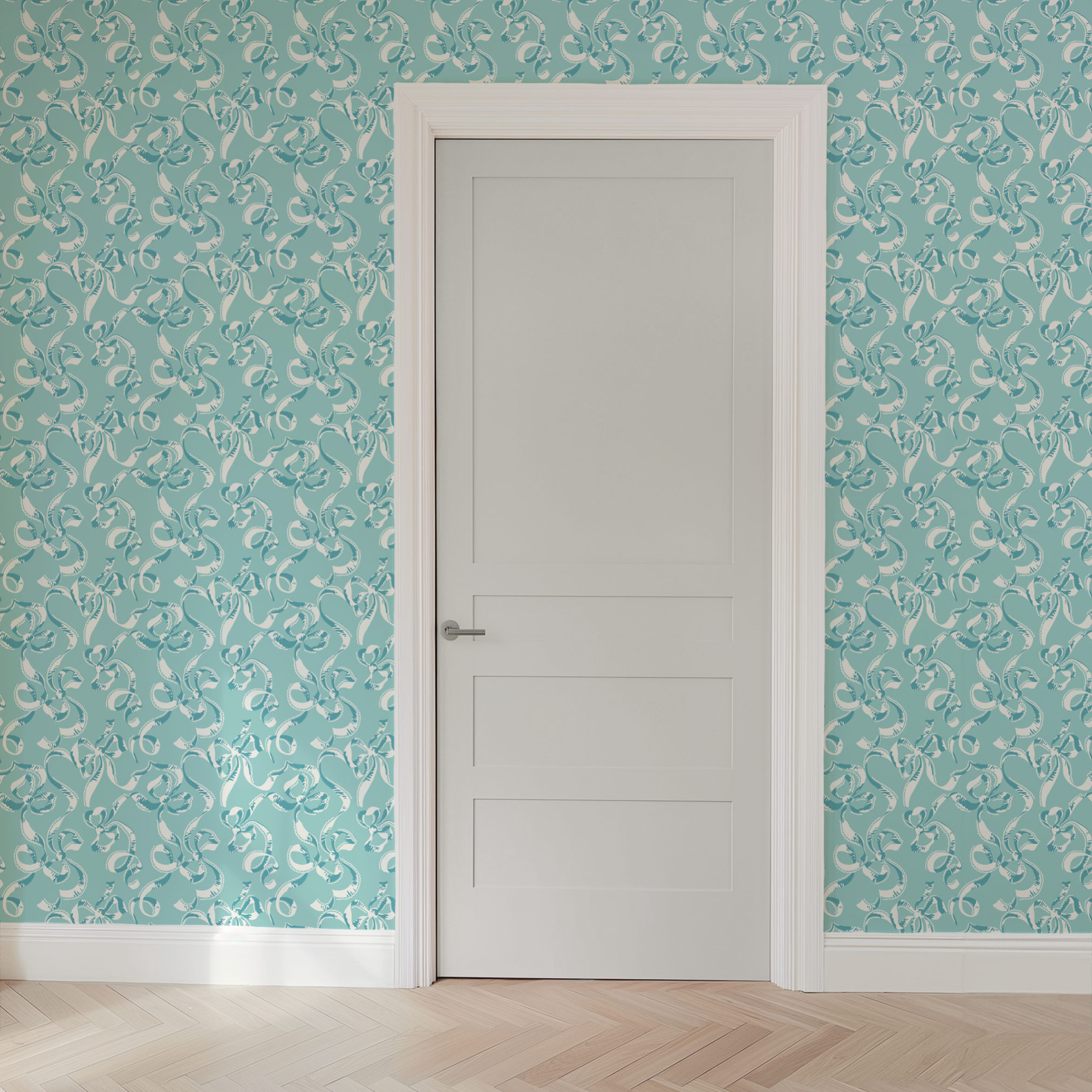 wallpaper door mockup