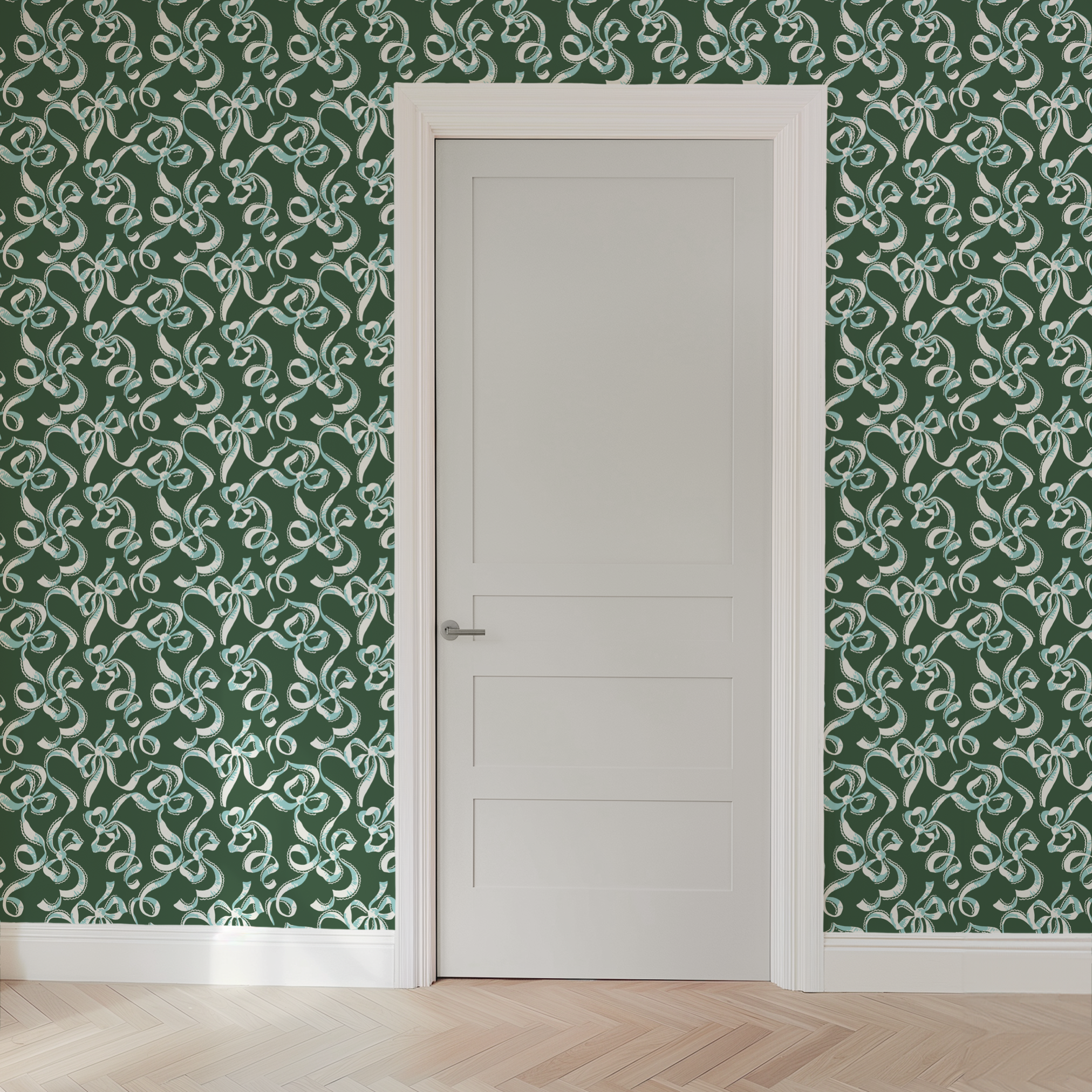 wallpaper door mockup